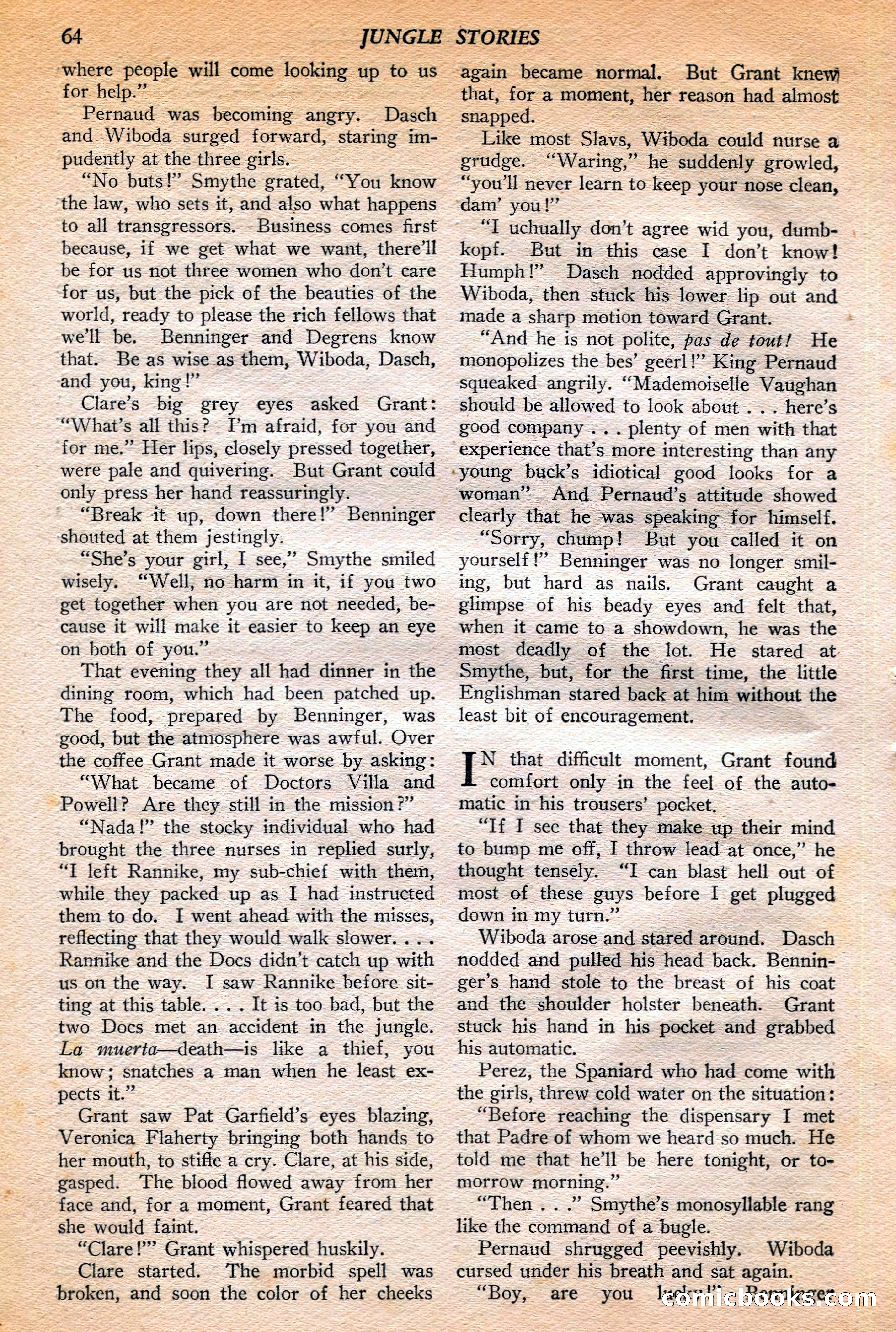 Jungle Stories, Winter 1952 — page 66 of 132