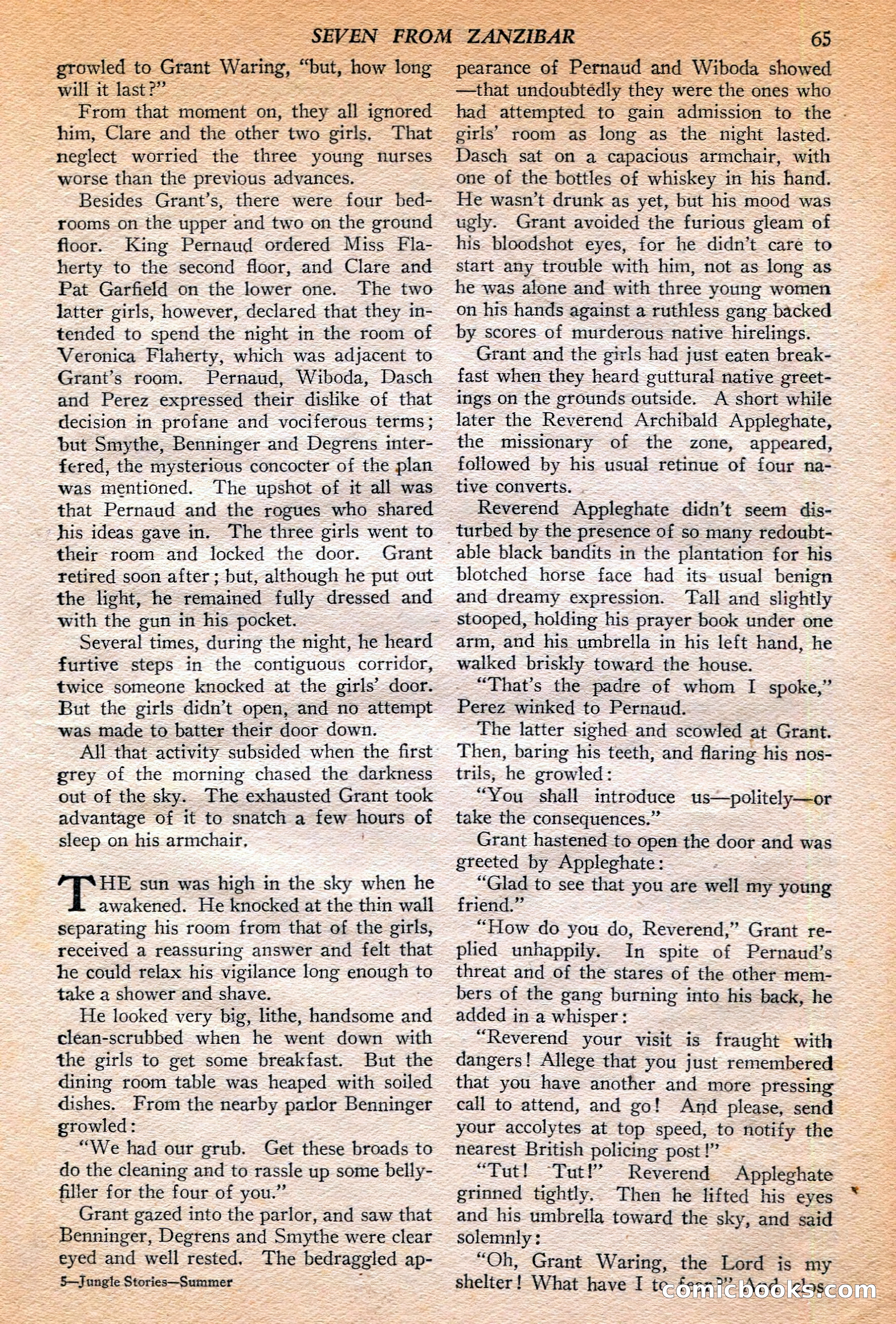 Jungle Stories, Winter 1952 — page 67 of 132