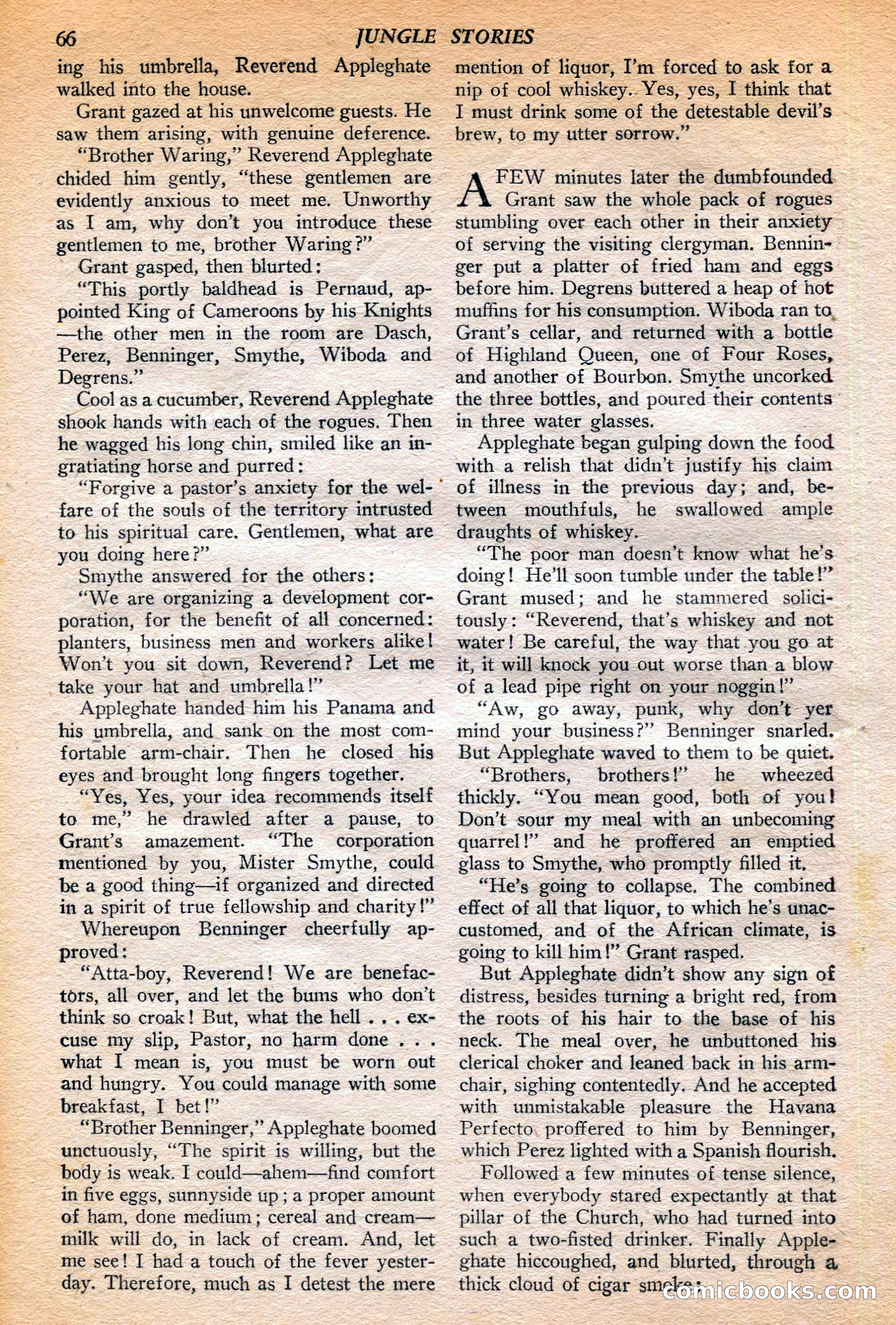 Jungle Stories, Winter 1952 — page 68 of 132