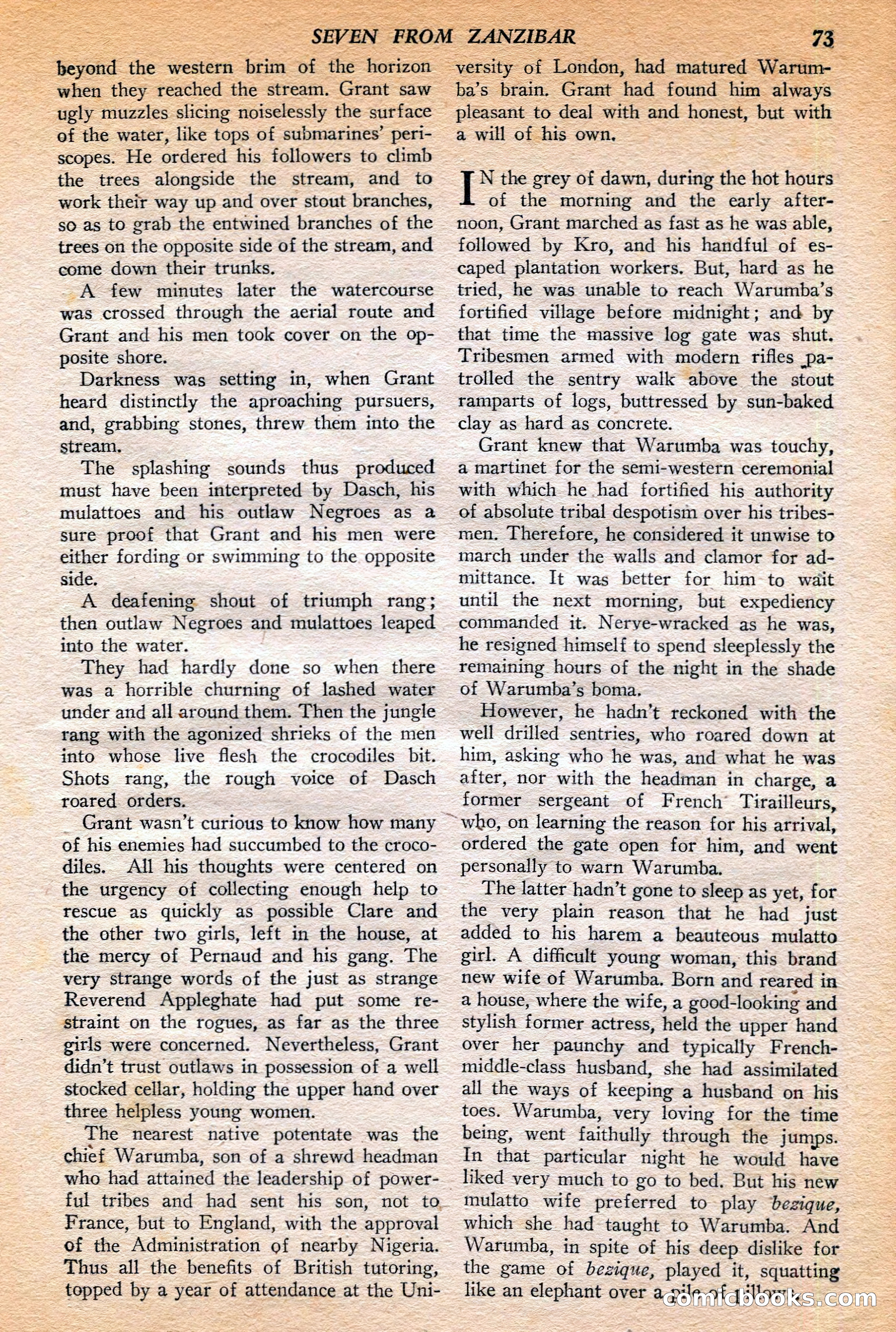 Jungle Stories, Winter 1952 — page 75 of 132