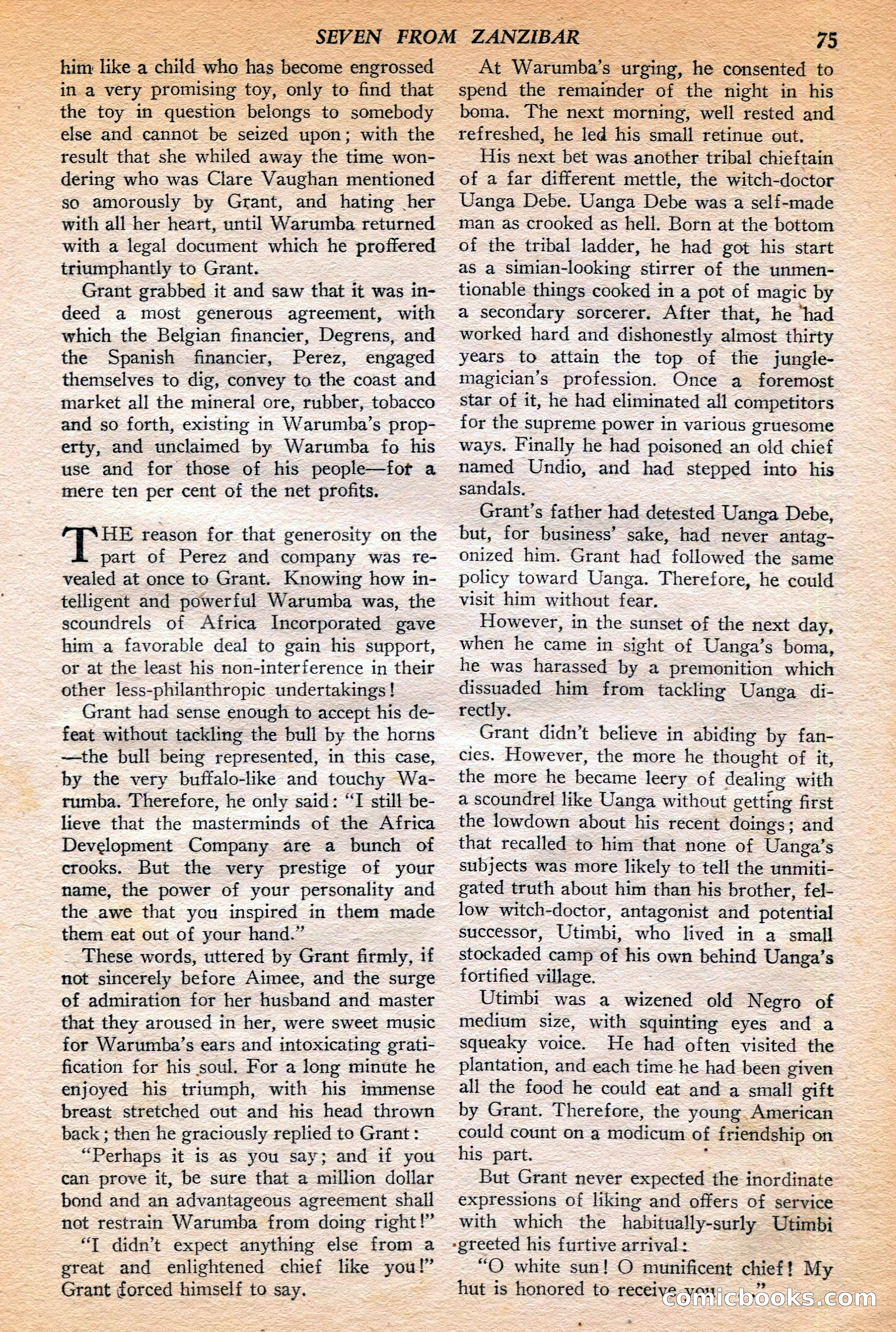 Jungle Stories, Winter 1952 — page 77 of 132
