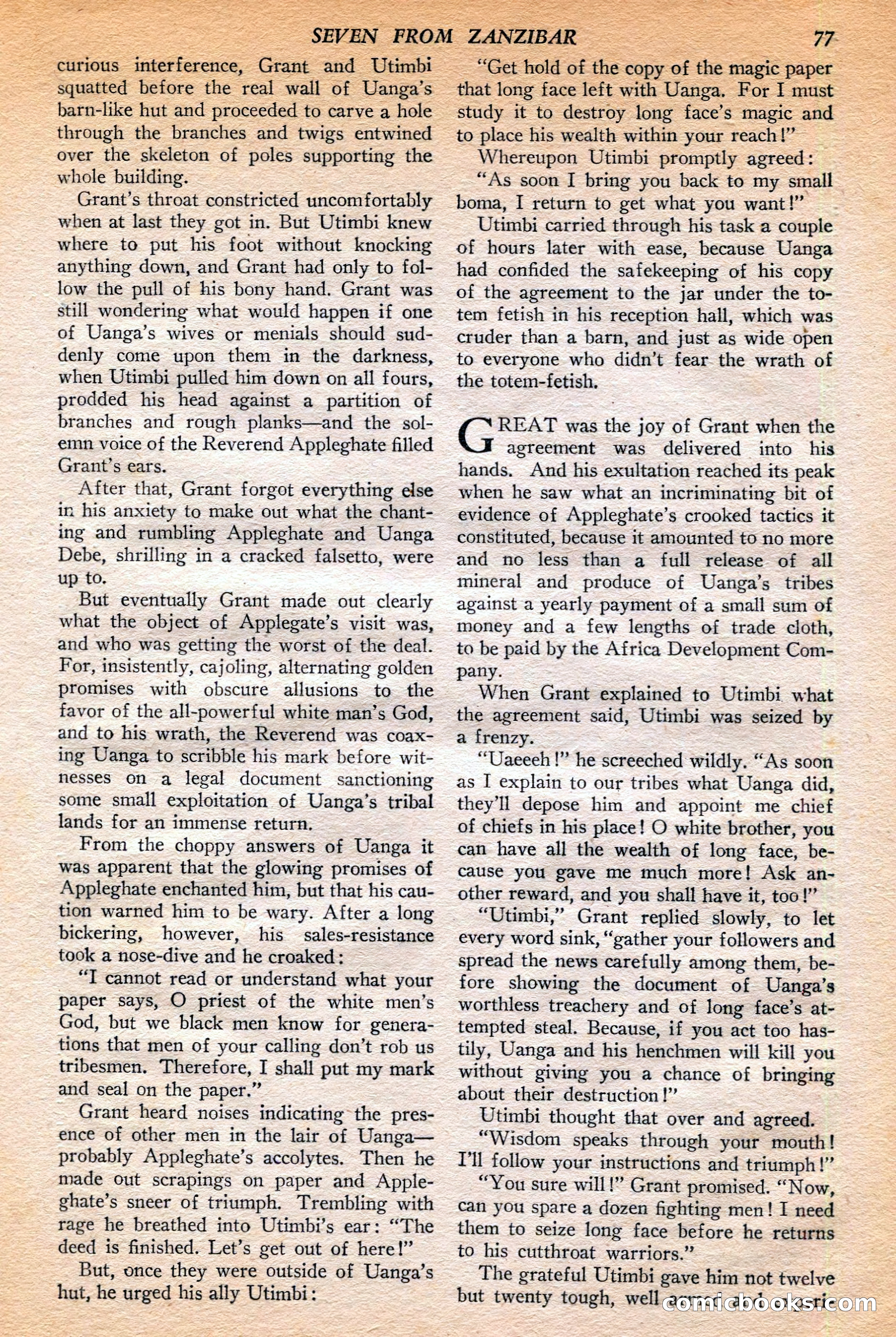 Jungle Stories, Winter 1952 — page 79 of 132