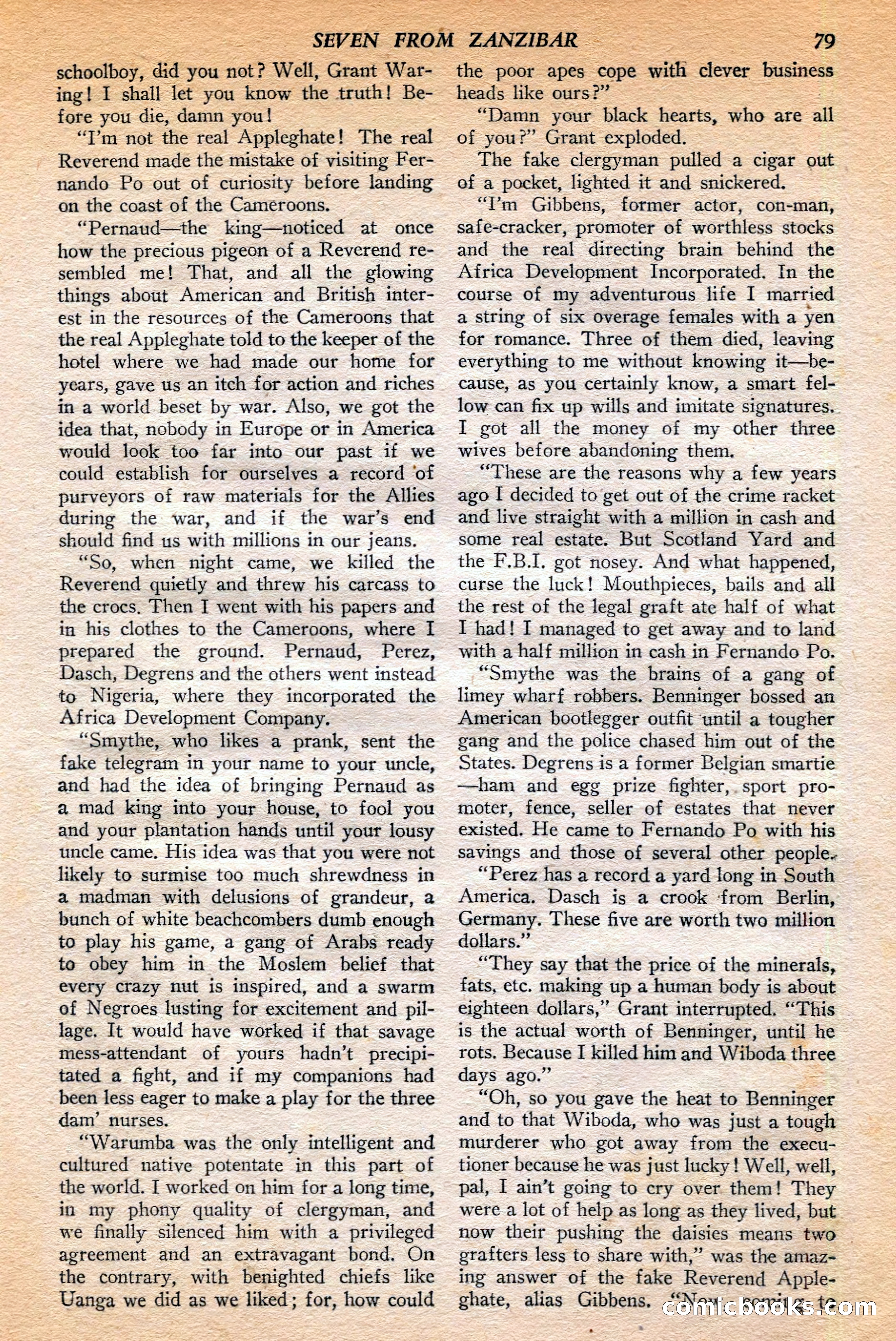 Jungle Stories, Winter 1952 — page 81 of 132