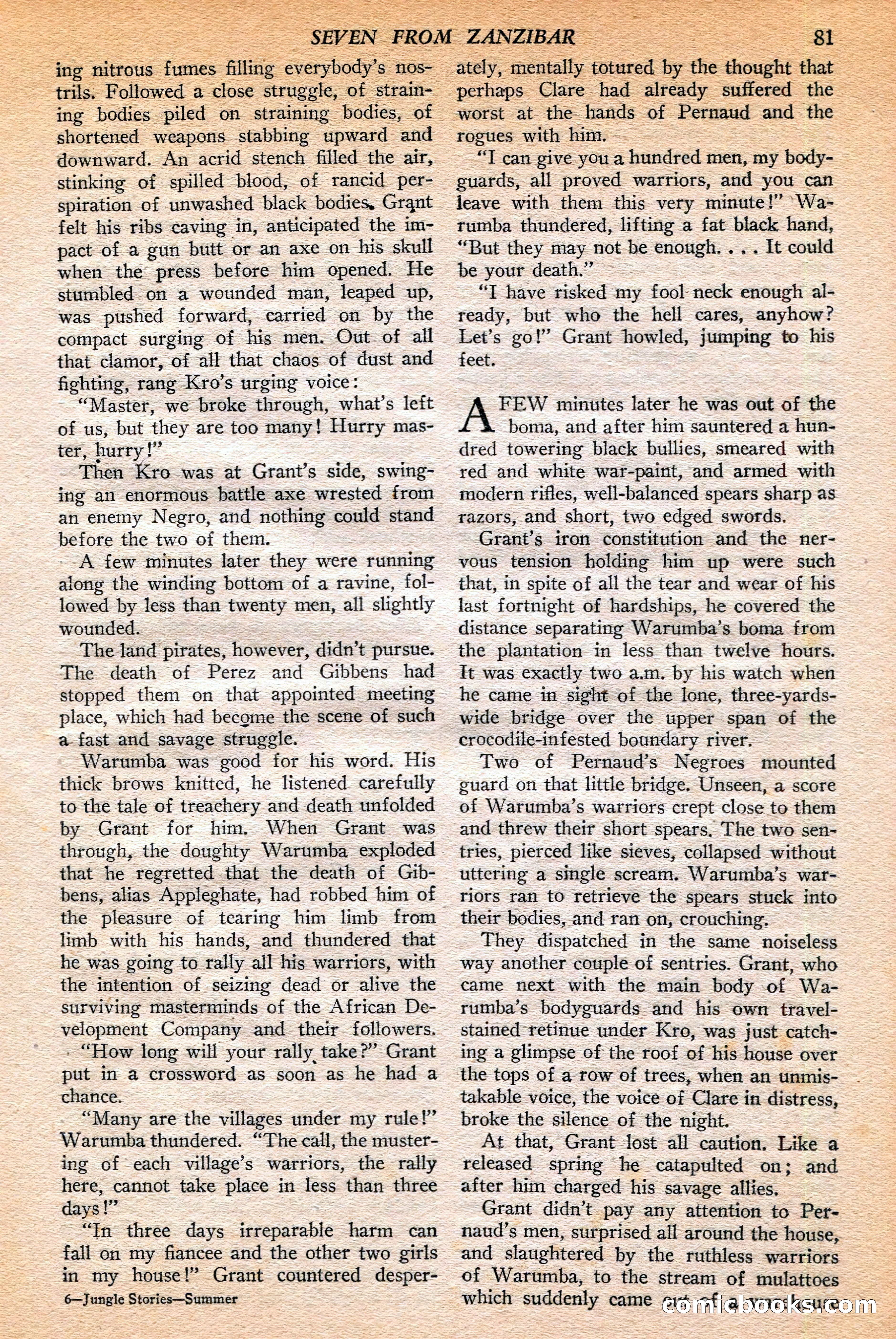 Jungle Stories, Winter 1952 — page 83 of 132
