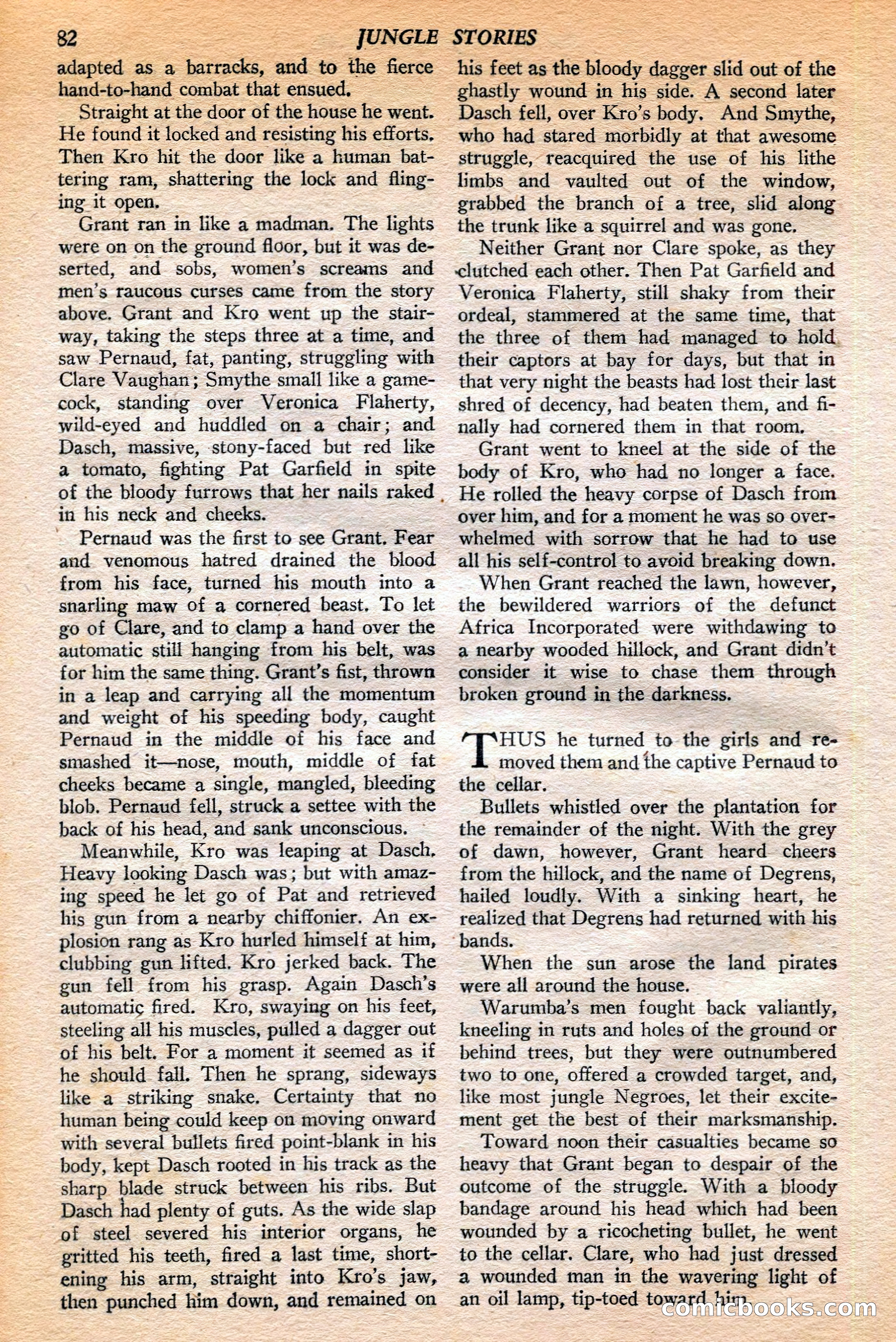 Jungle Stories, Winter 1952 — page 84 of 132