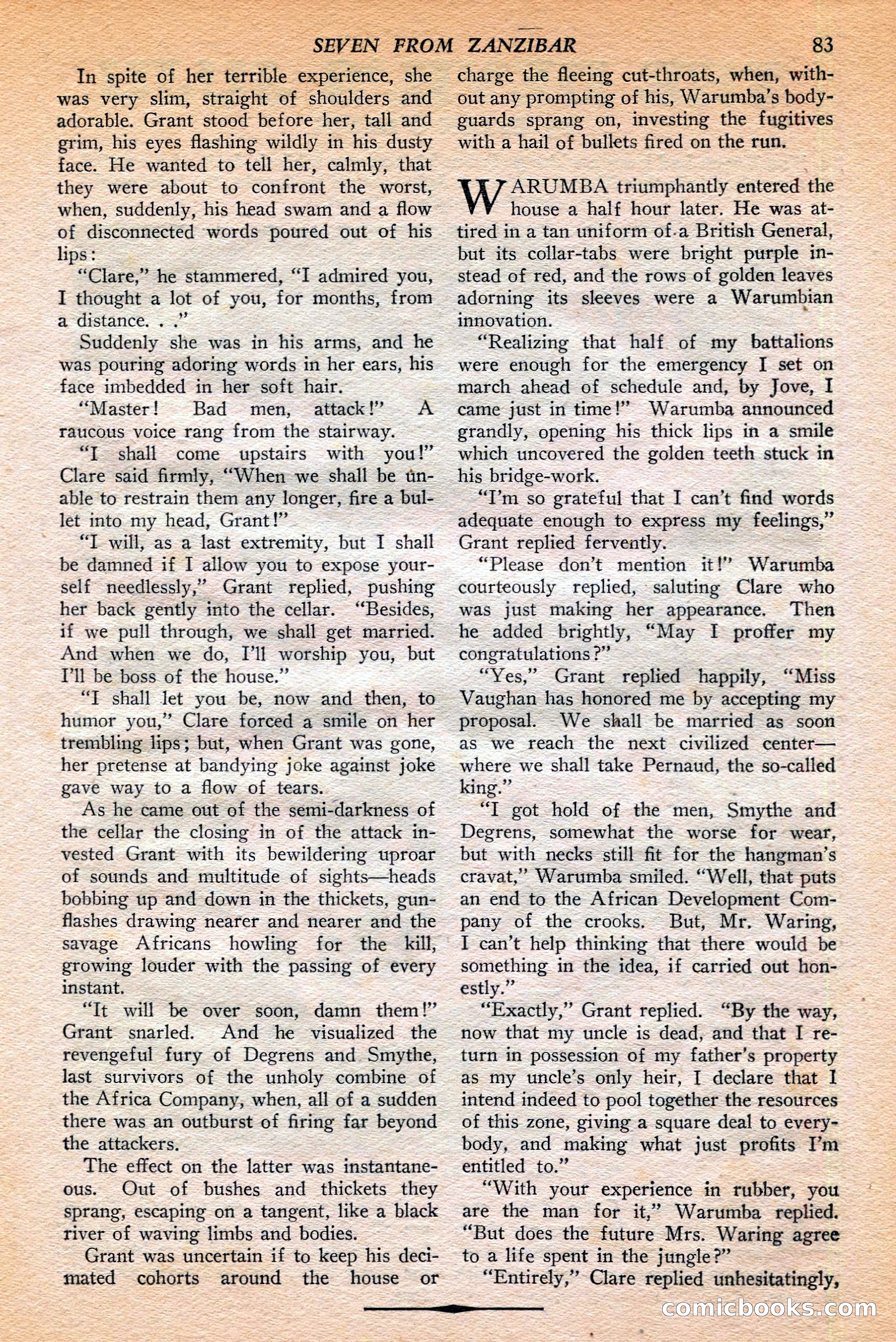 Jungle Stories, Winter 1952 — page 85 of 132