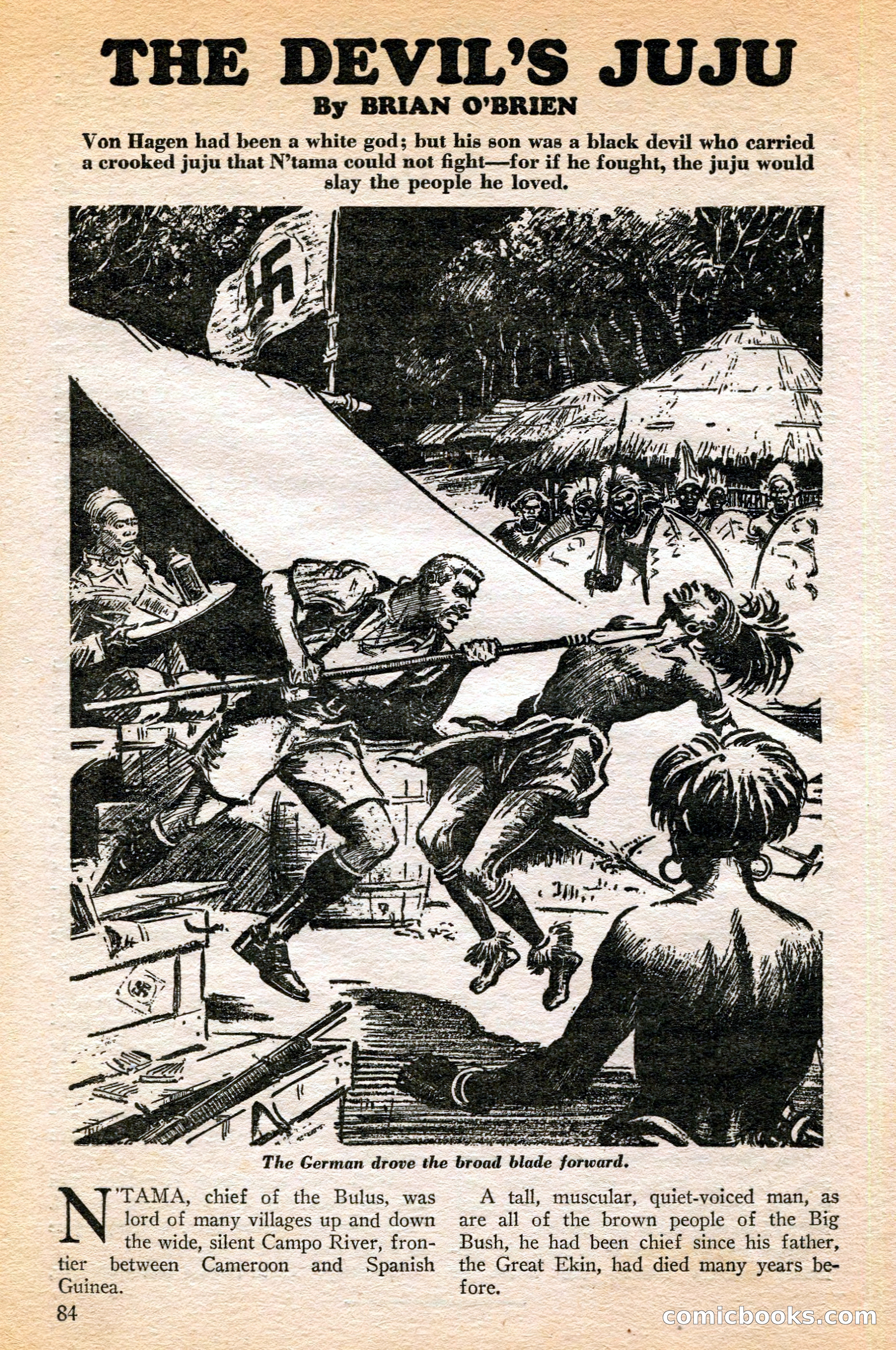 Jungle Stories, Winter 1952 — page 86 of 132