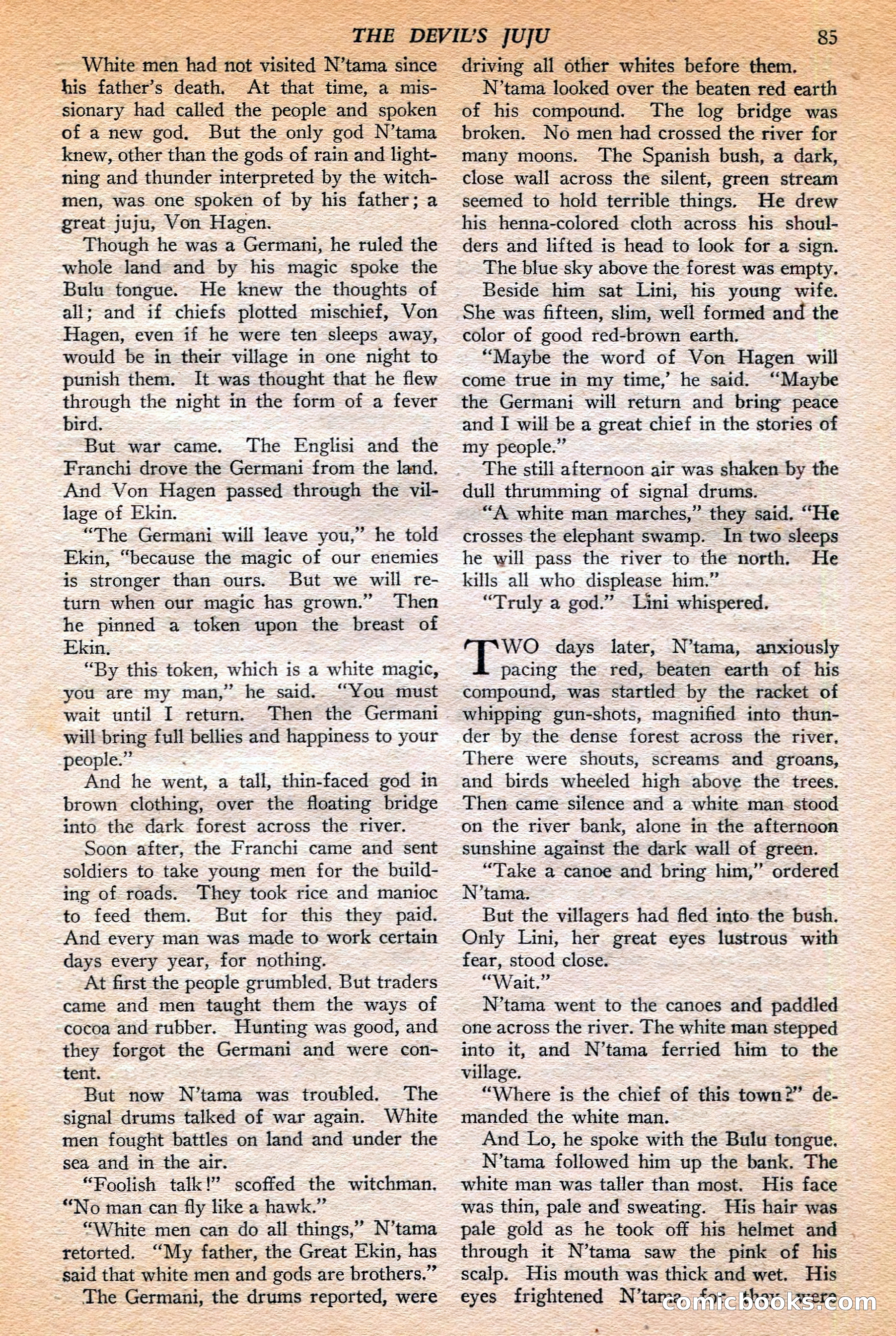 Jungle Stories, Winter 1952 — page 87 of 132