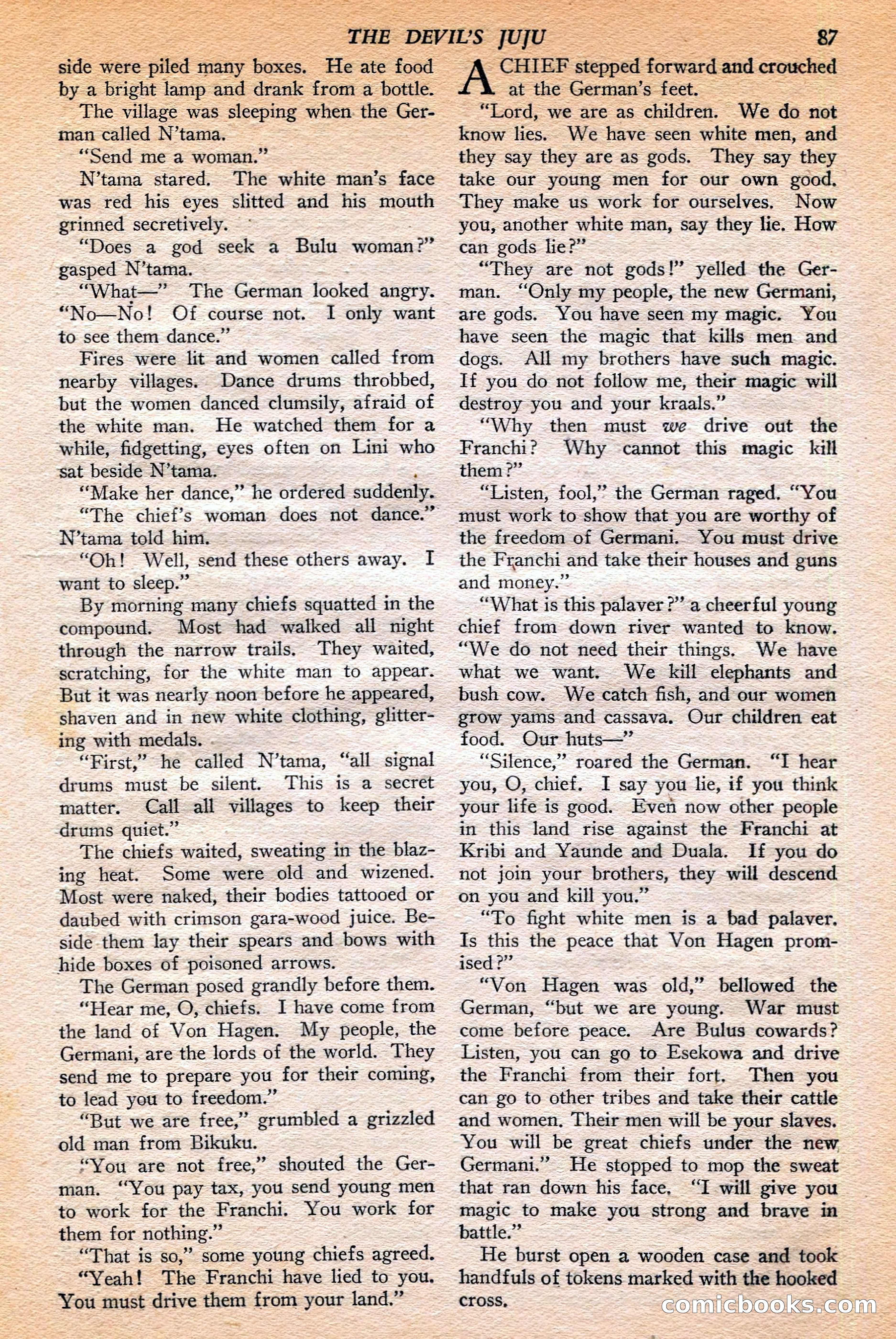 Jungle Stories, Winter 1952 — page 89 of 132