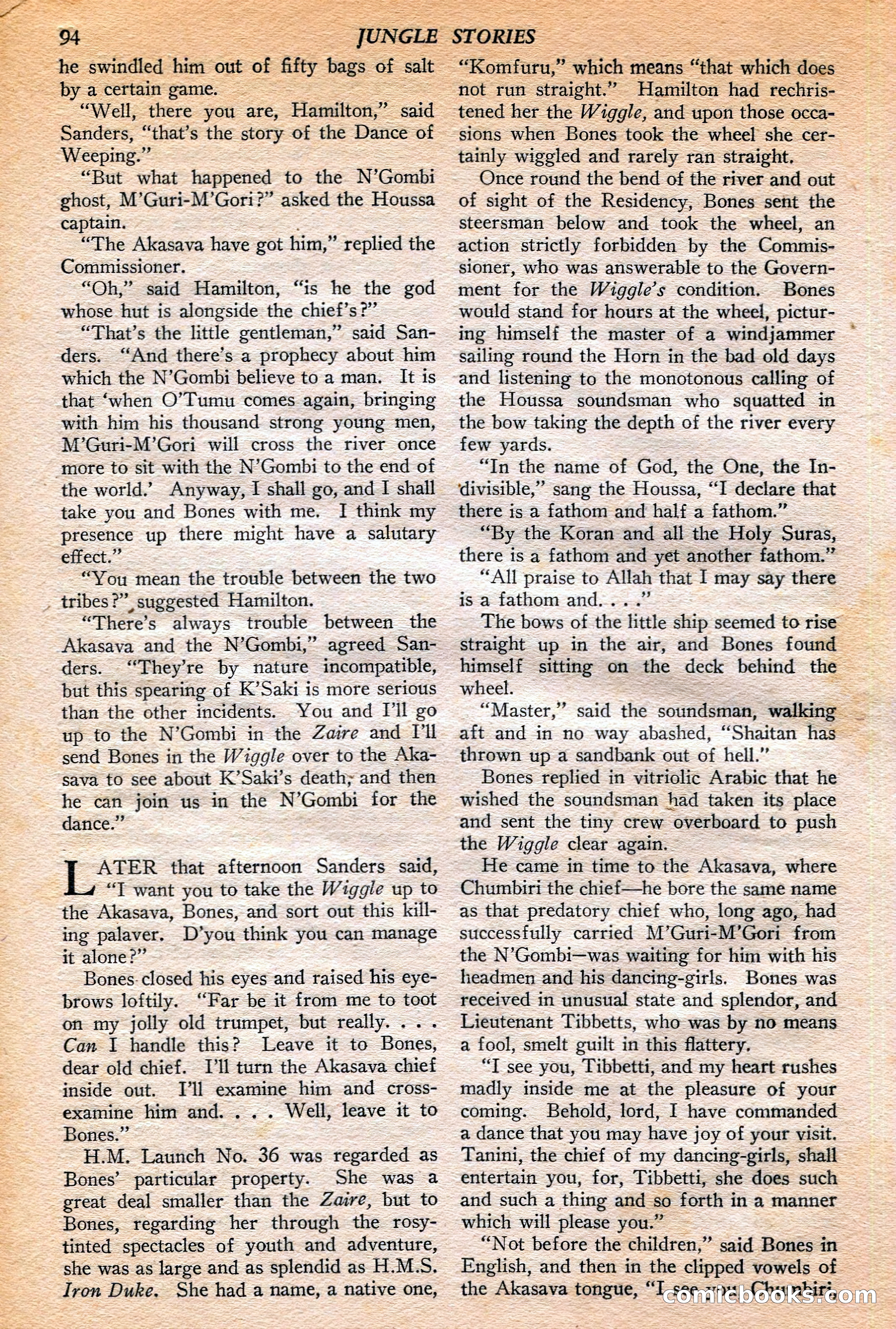 Jungle Stories, Winter 1952 — page 96 of 132
