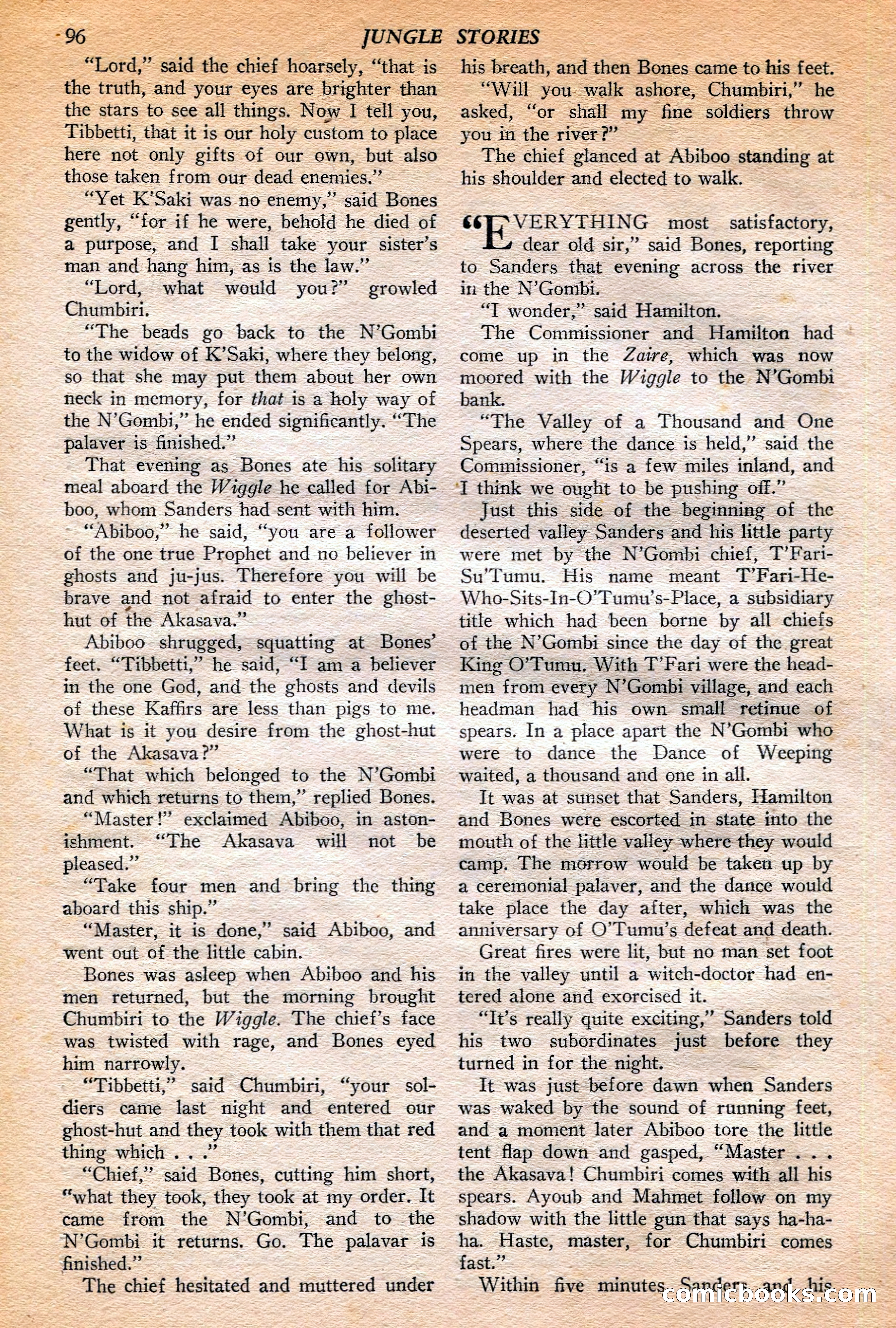 Jungle Stories, Winter 1952 — page 98 of 132