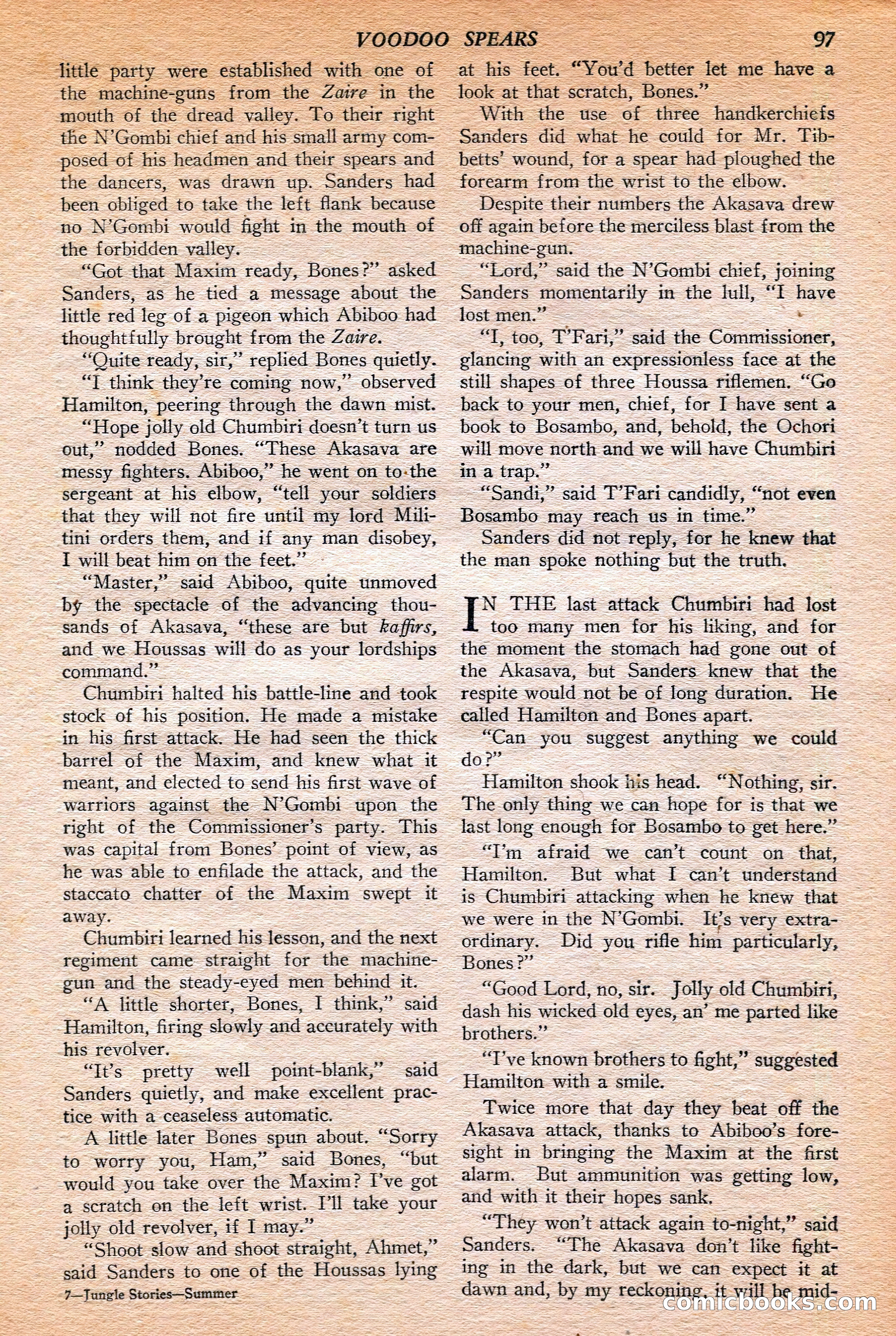 Jungle Stories, Winter 1952 — page 99 of 132