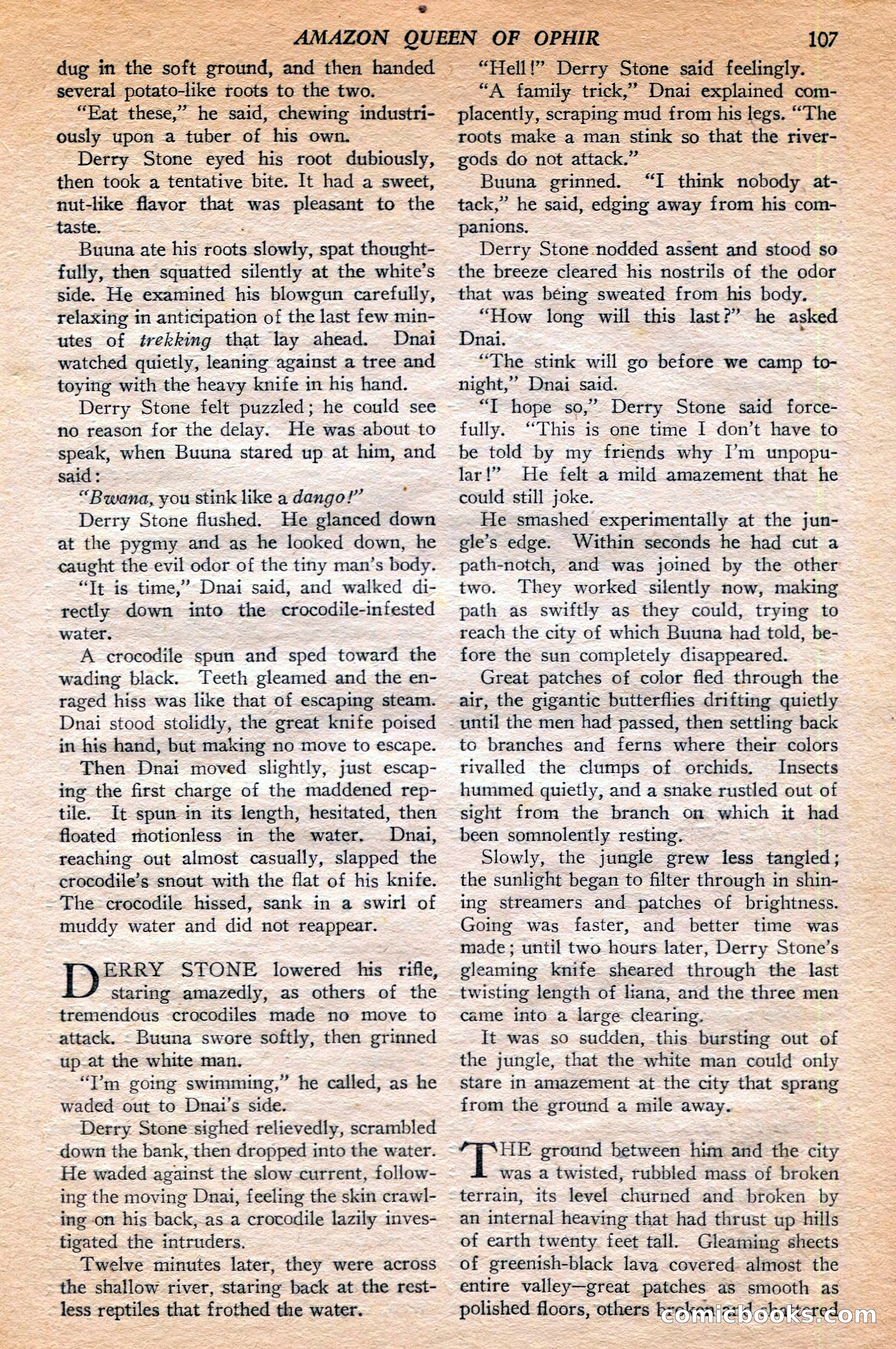 Jungle Stories, Winter 1952 — page 109 of 132
