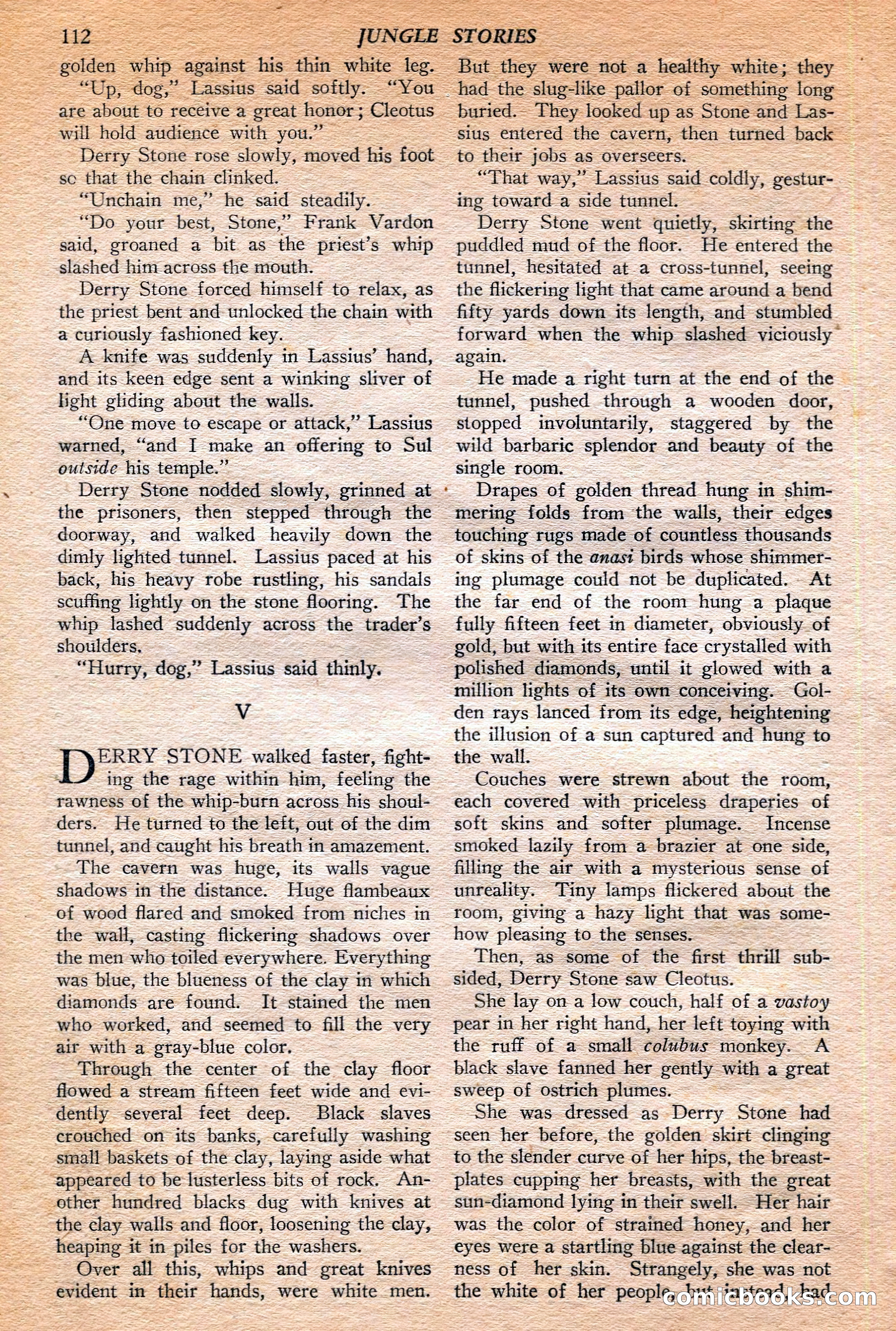 Jungle Stories, Winter 1952 — page 114 of 132