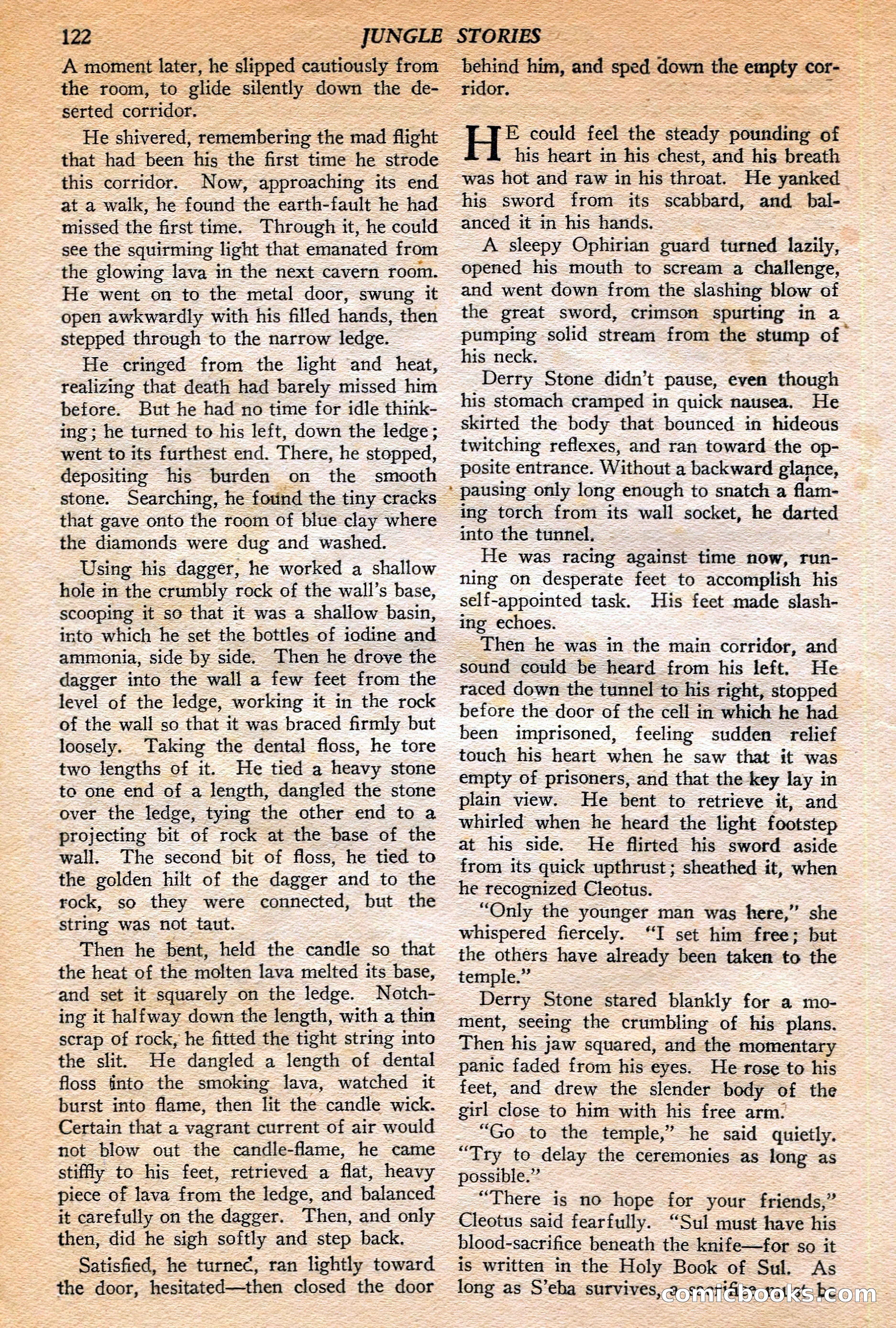 Jungle Stories, Winter 1952 — page 124 of 132