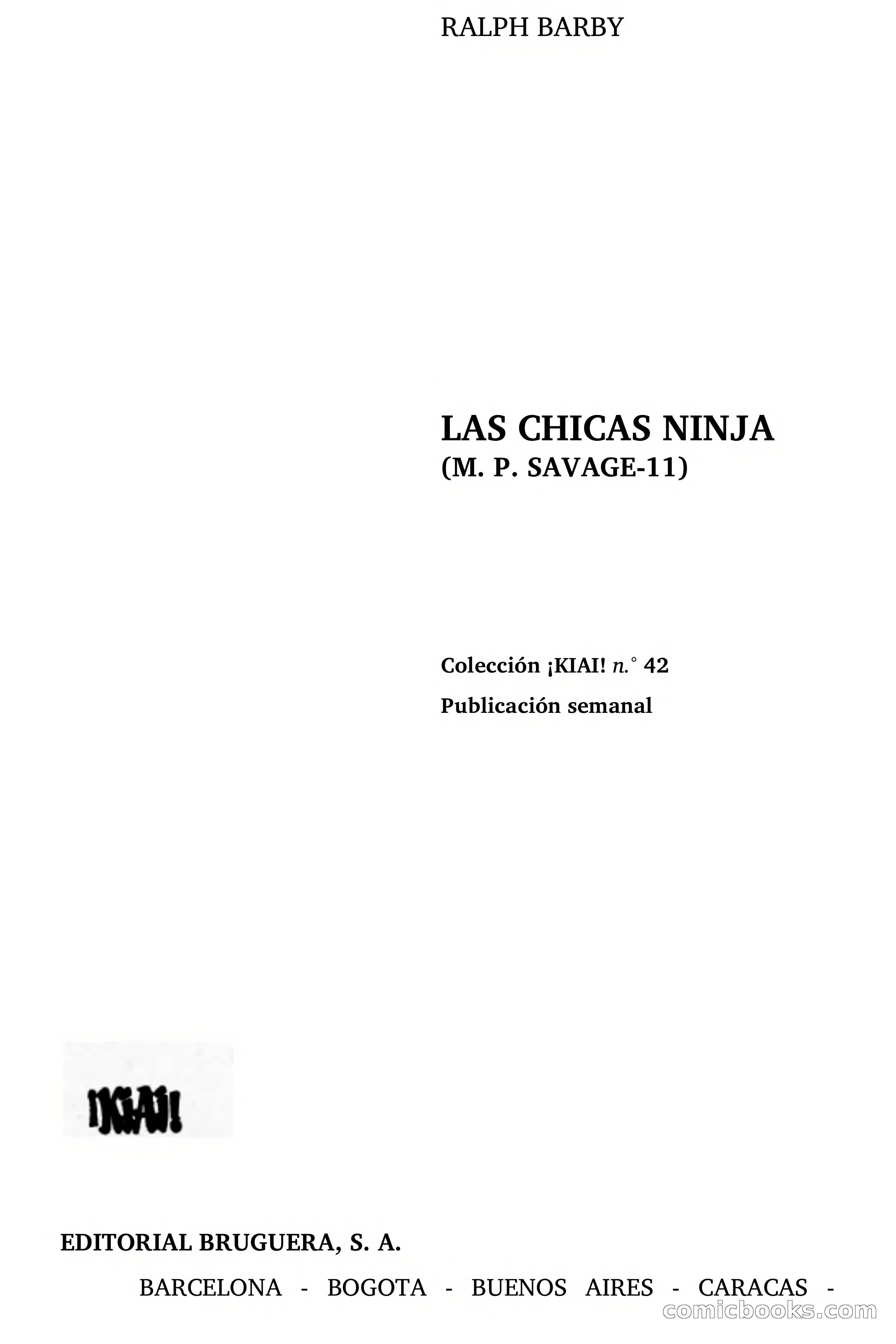KIAI! #42: Las chicas ninja — page 6 of 108