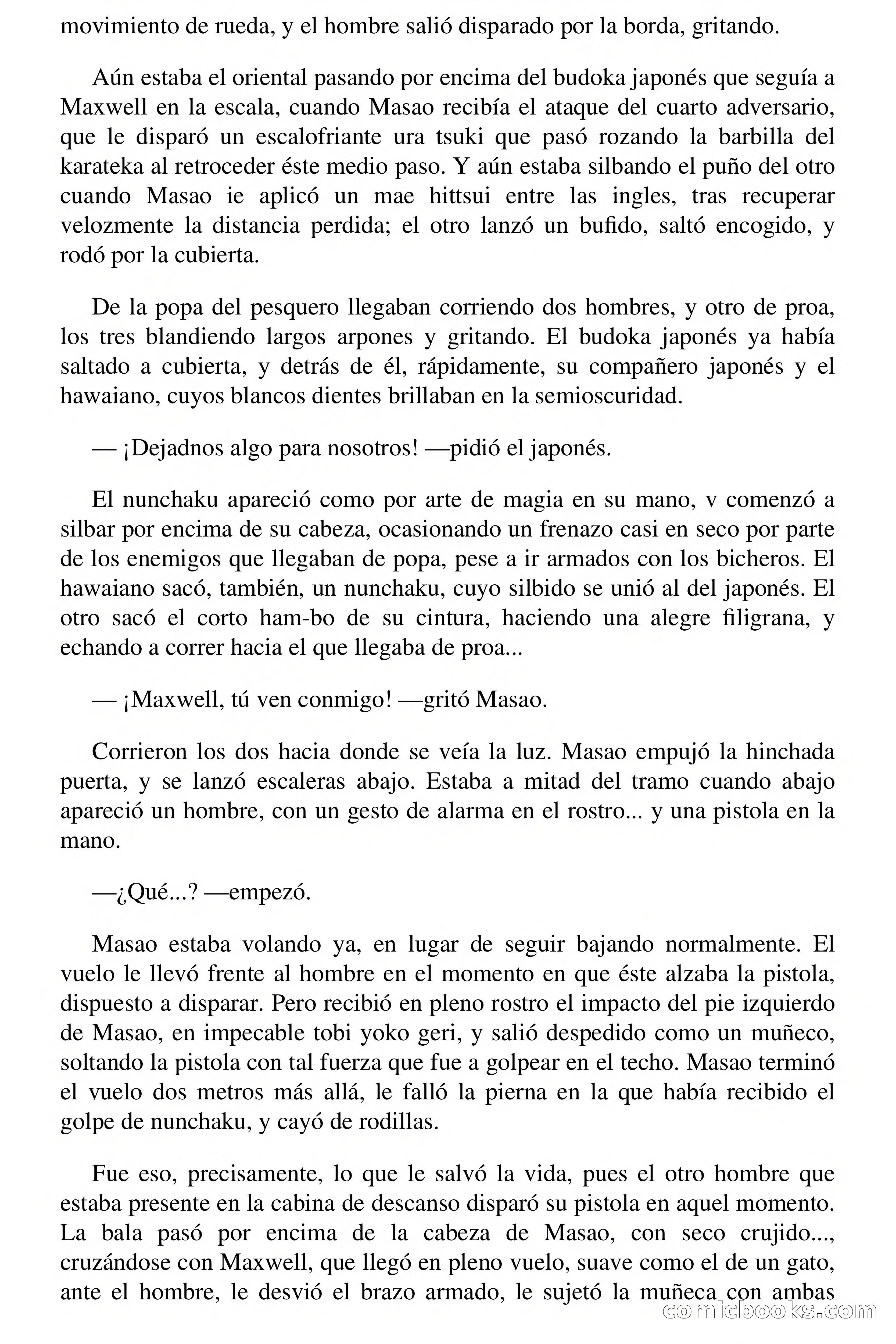 ¡KIAI! Heroes de las Artes Marciales: Lou Carrigan - Puños Invencibles — page 74 of 91