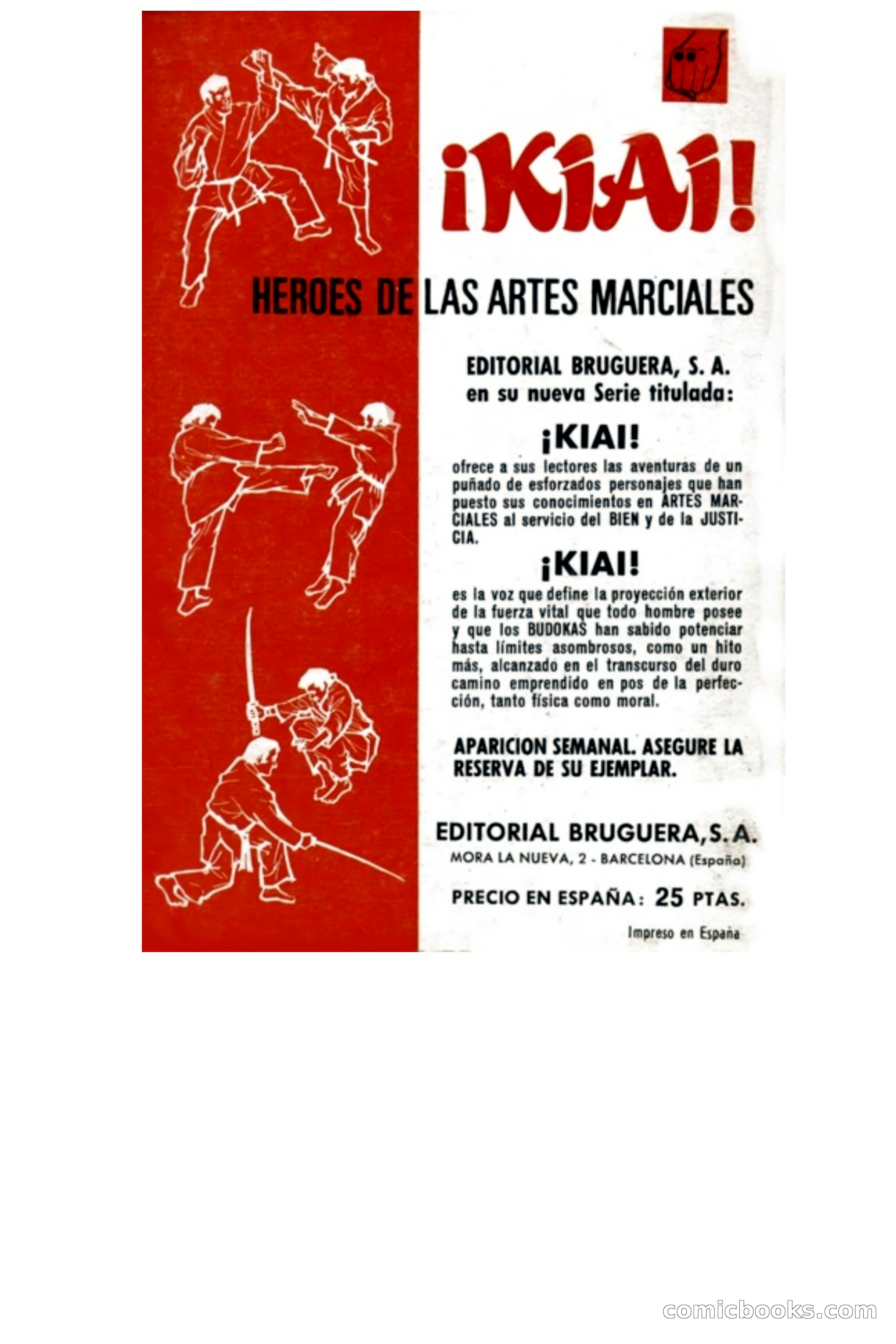 ¡KIAI! Heroes de las Artes Marciales: Lou Carrigan - Puños Invencibles — page 91 of 91