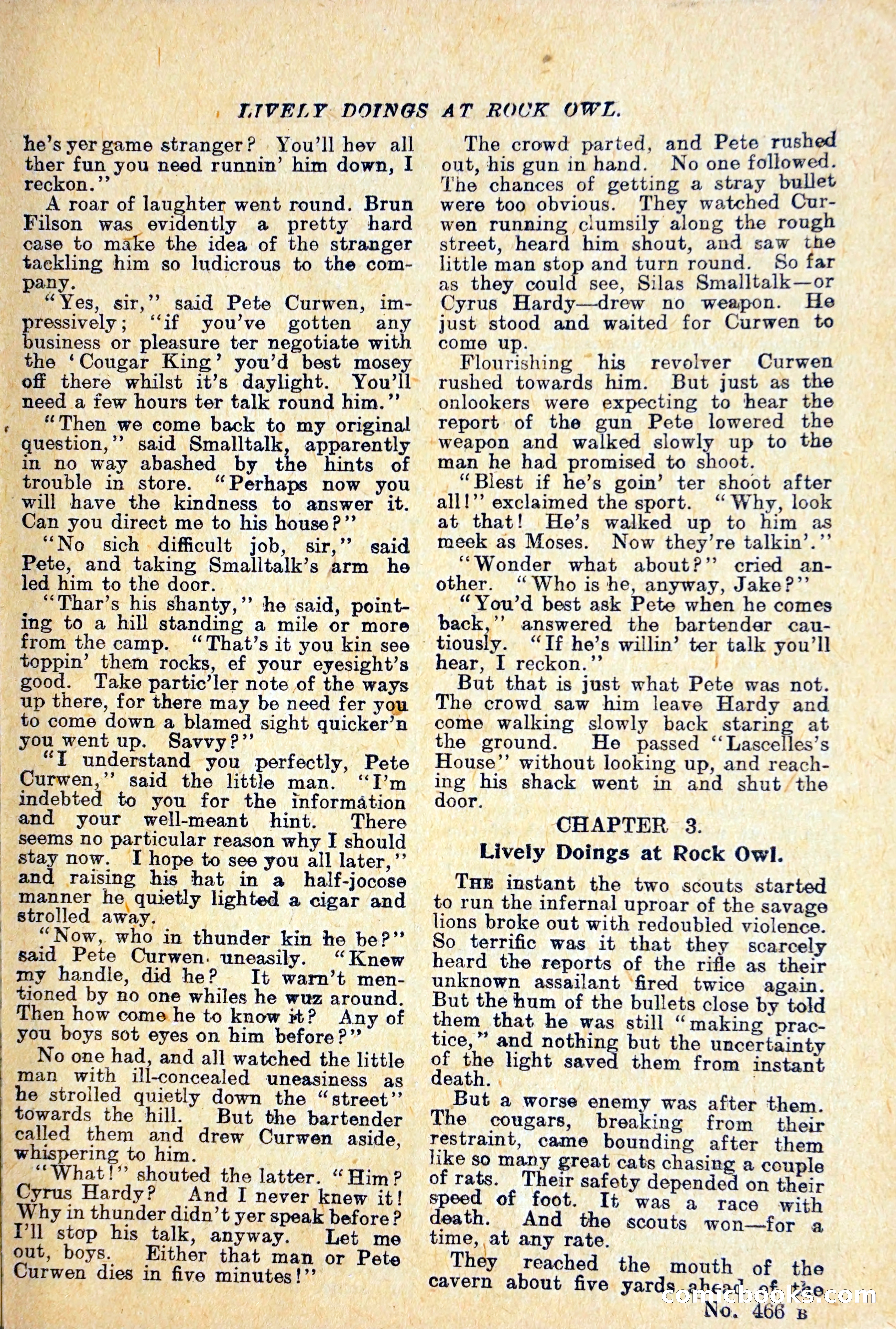 Buffalo Bill Library No. 466: King of the Cougars — page 8 of 29