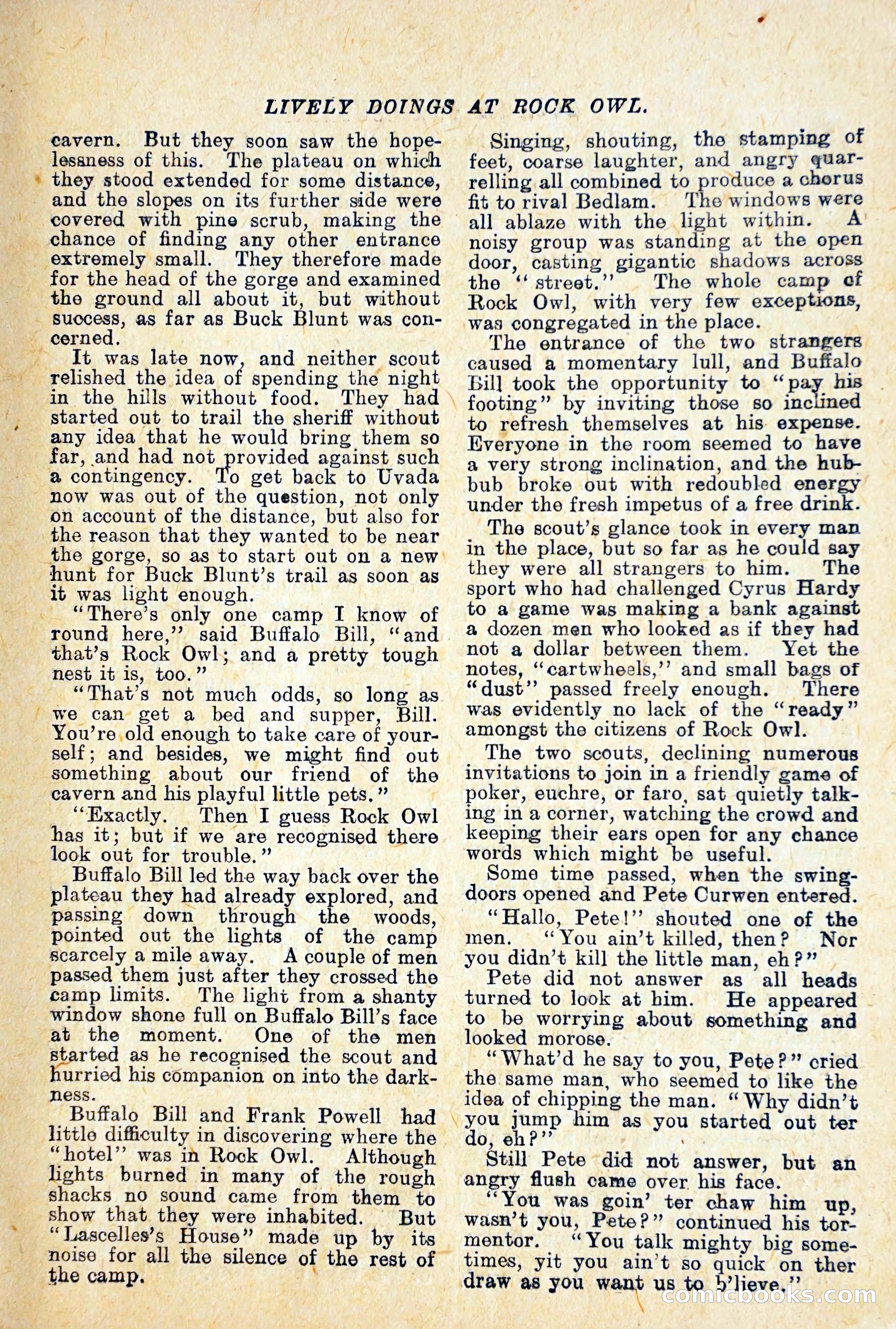 Buffalo Bill Library No. 466: King of the Cougars — page 10 of 29