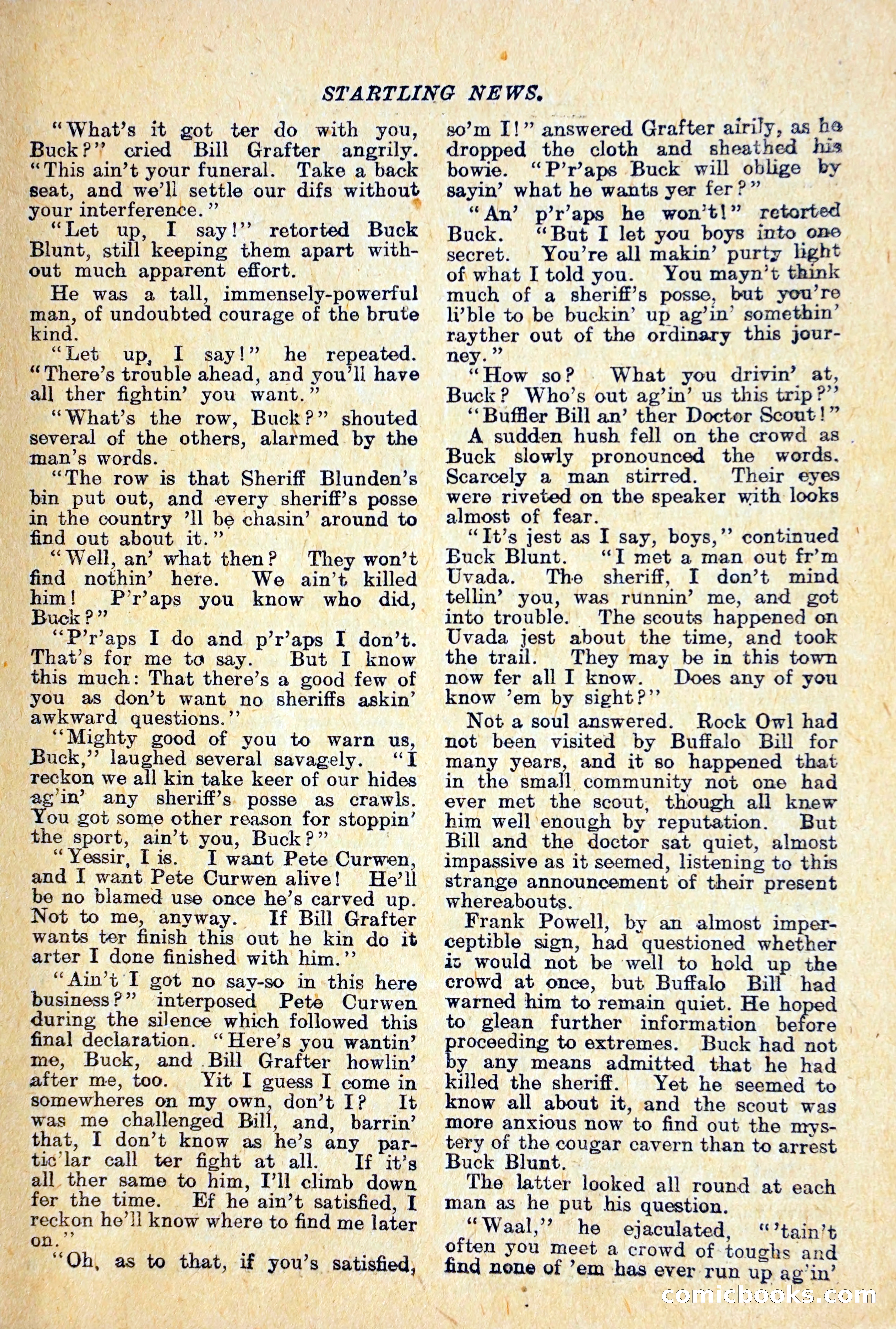 Buffalo Bill Library No. 466: King of the Cougars — page 12 of 29