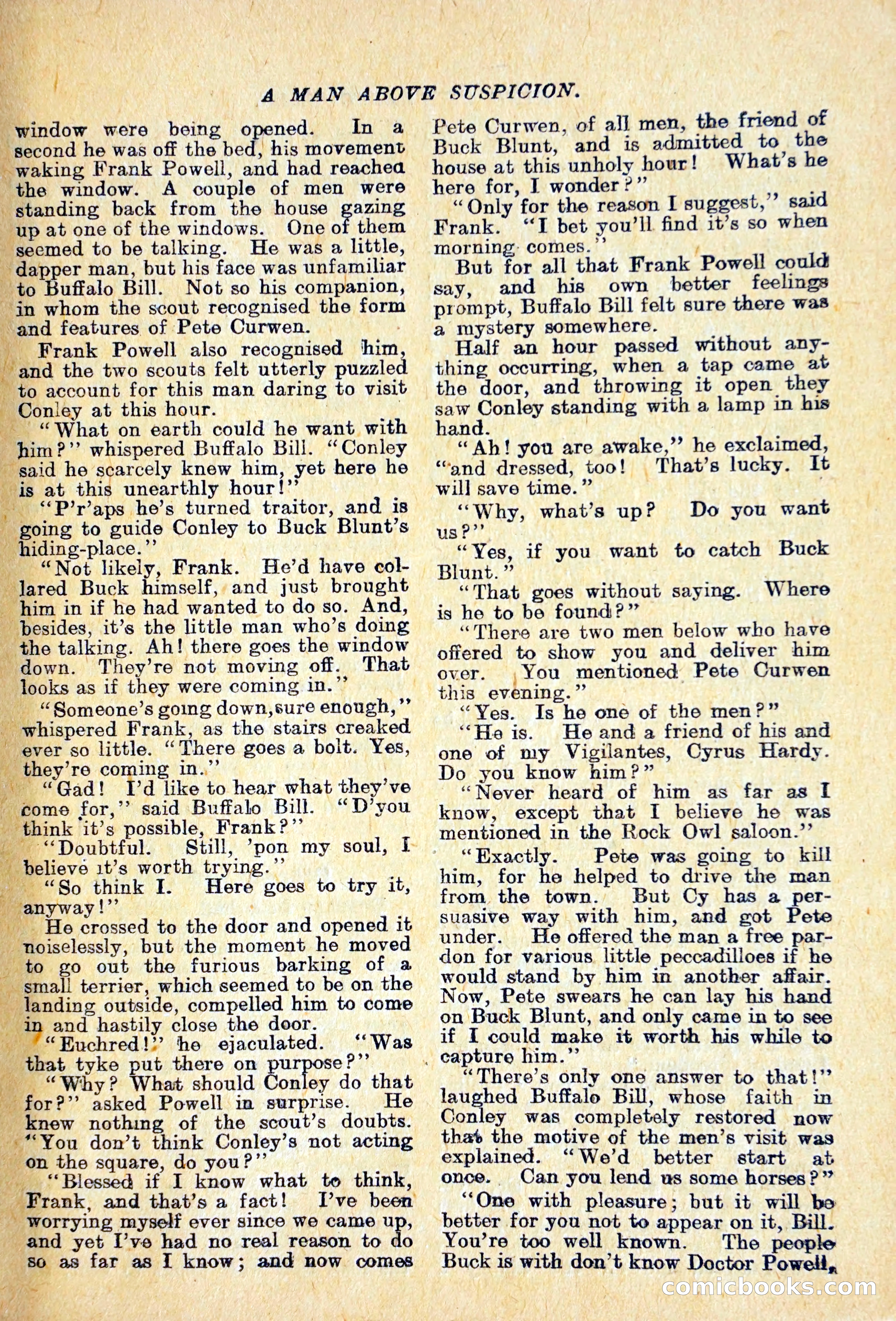 Buffalo Bill Library No. 466: King of the Cougars — page 16 of 29