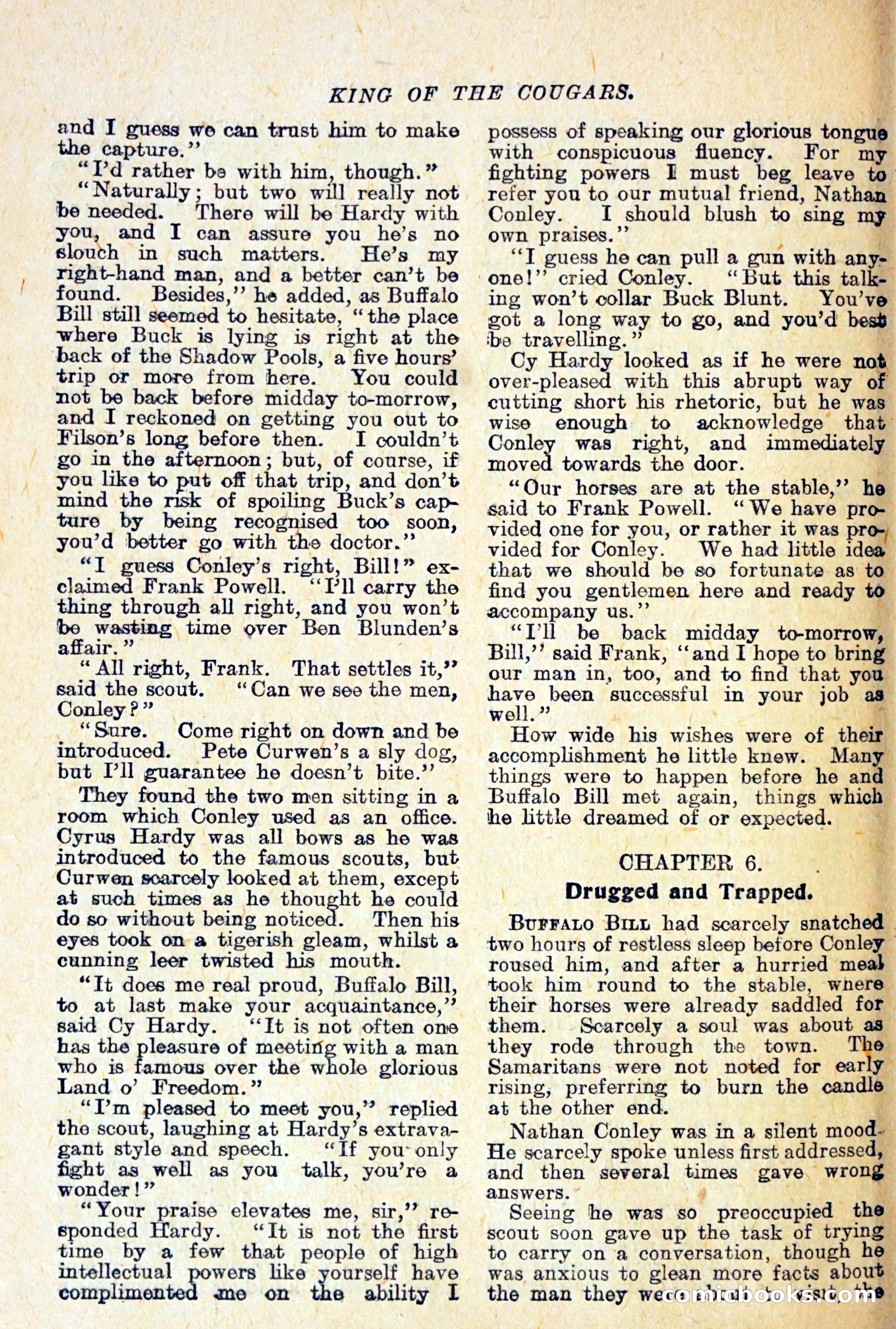 Buffalo Bill Library No. 466: King of the Cougars — page 17 of 29