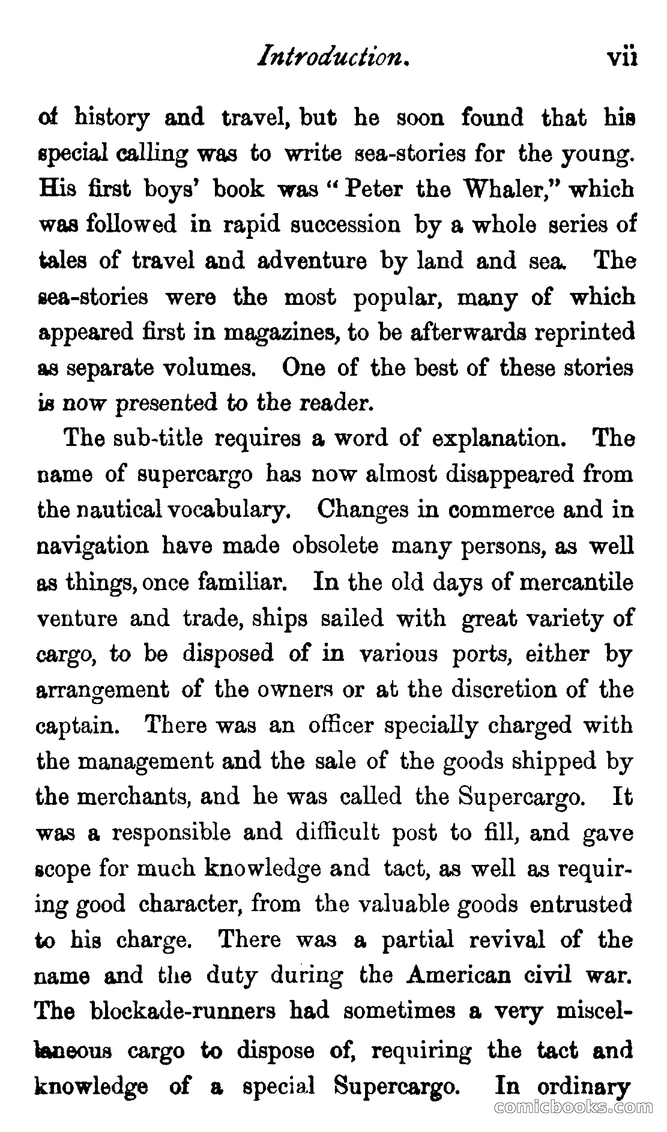 James Braithwaite, Supercargo — page 7 of 281