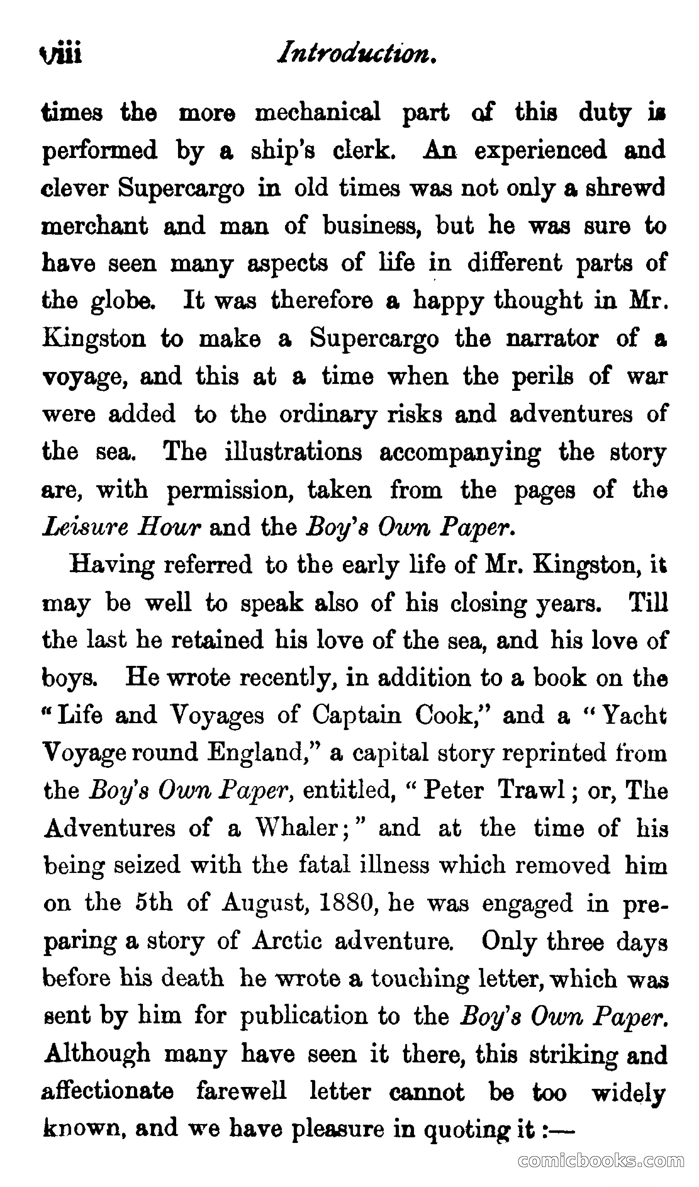James Braithwaite, Supercargo — page 8 of 281