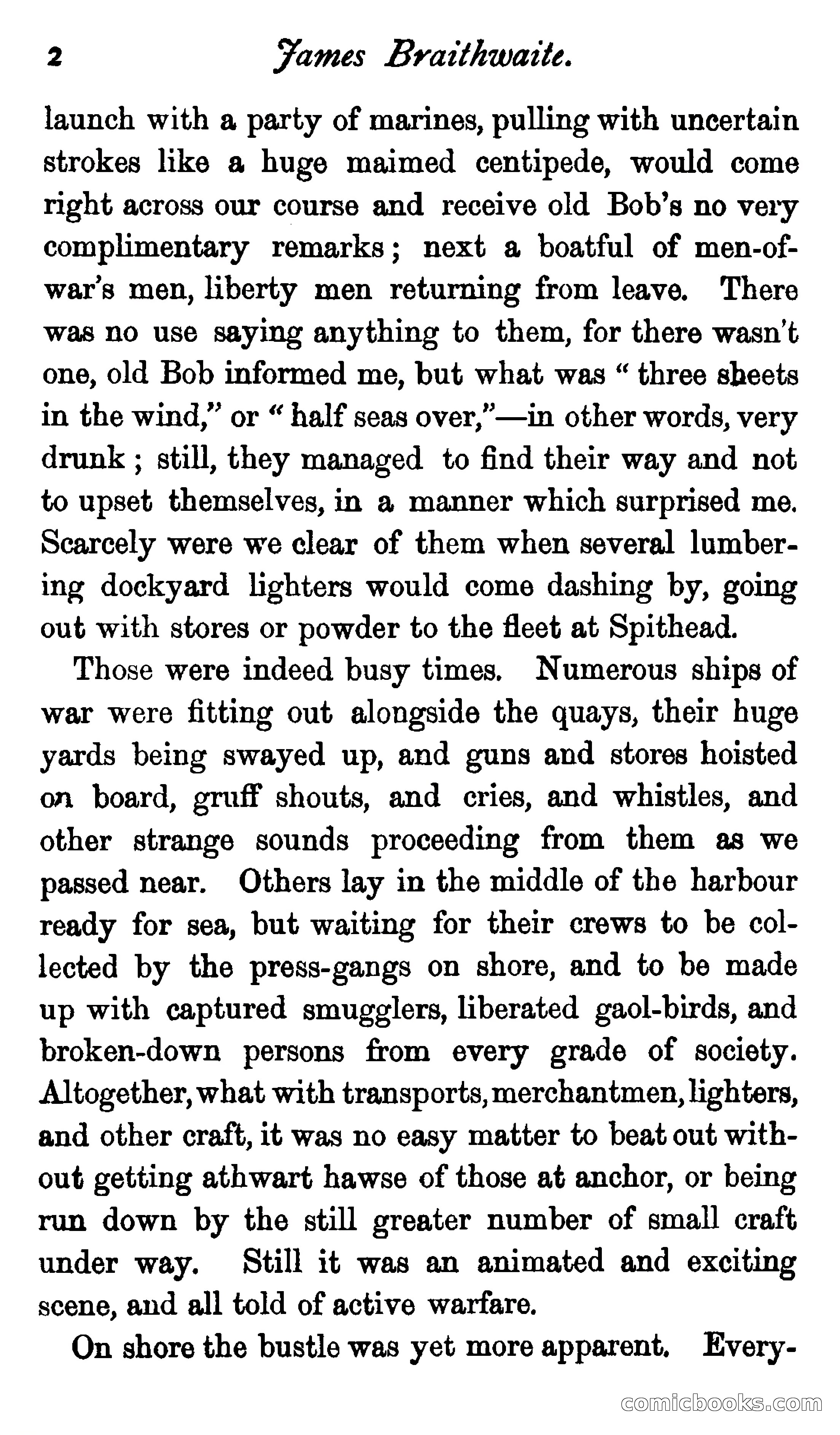 James Braithwaite, Supercargo — page 18 of 281