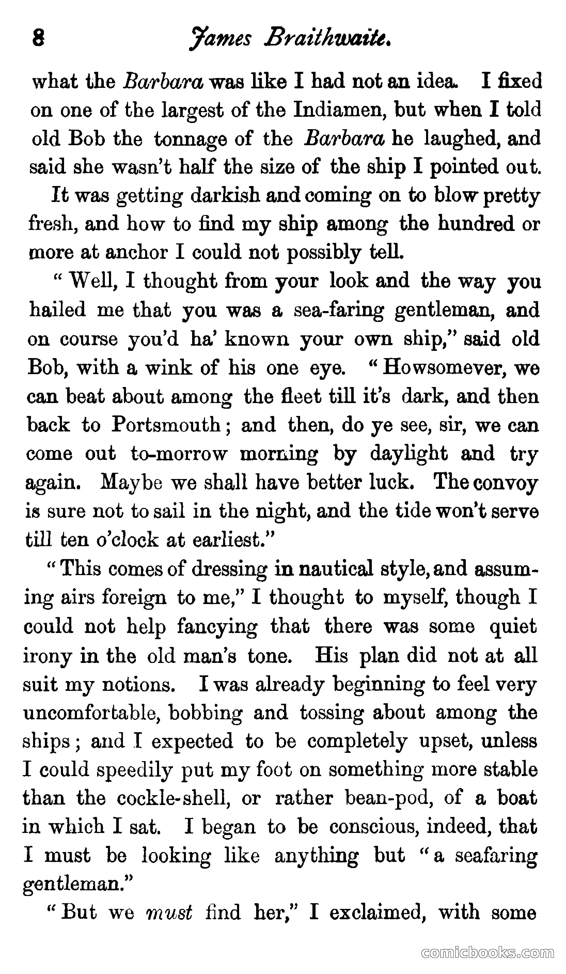 James Braithwaite, Supercargo — page 24 of 281