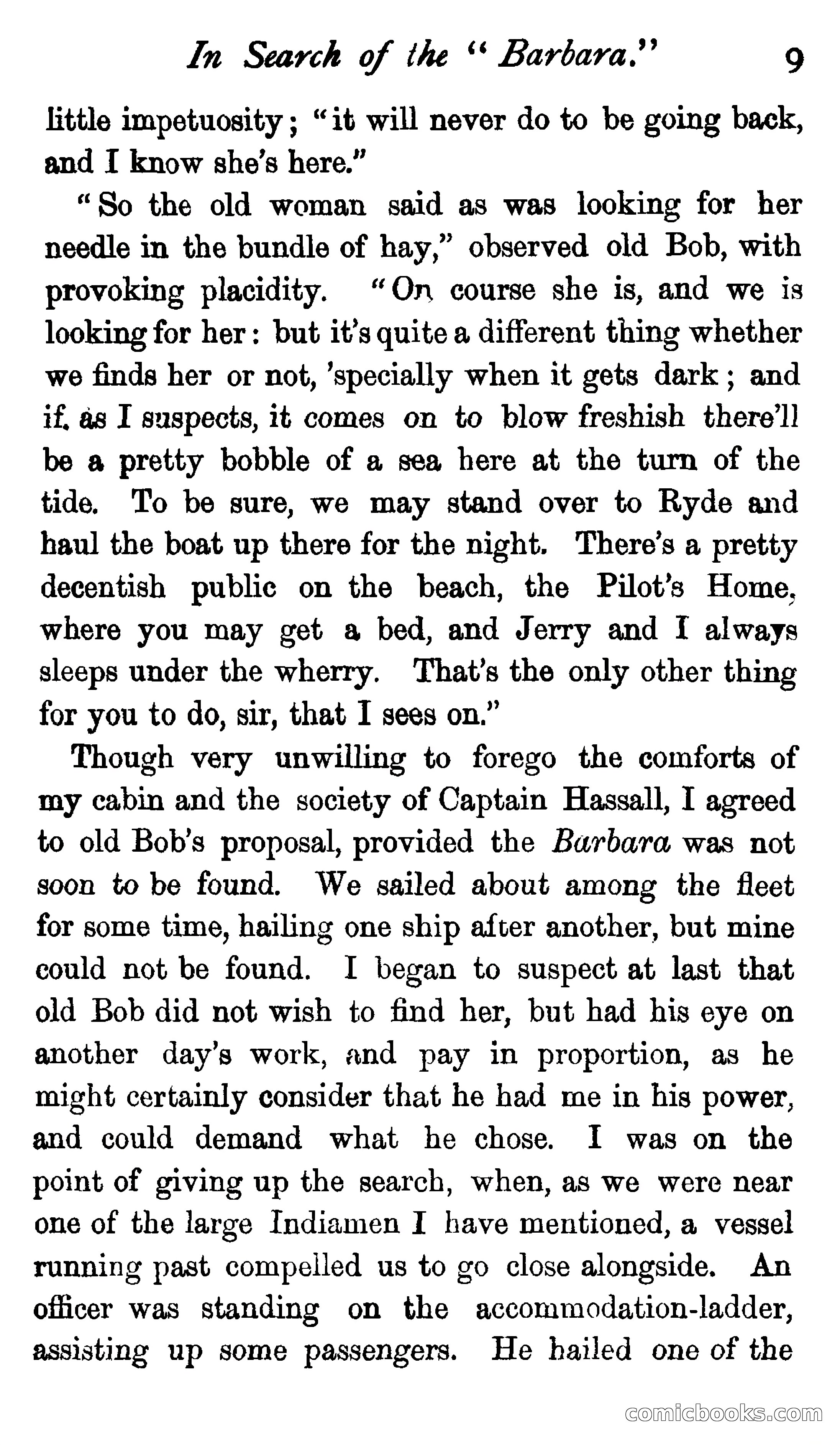 James Braithwaite, Supercargo — page 25 of 281