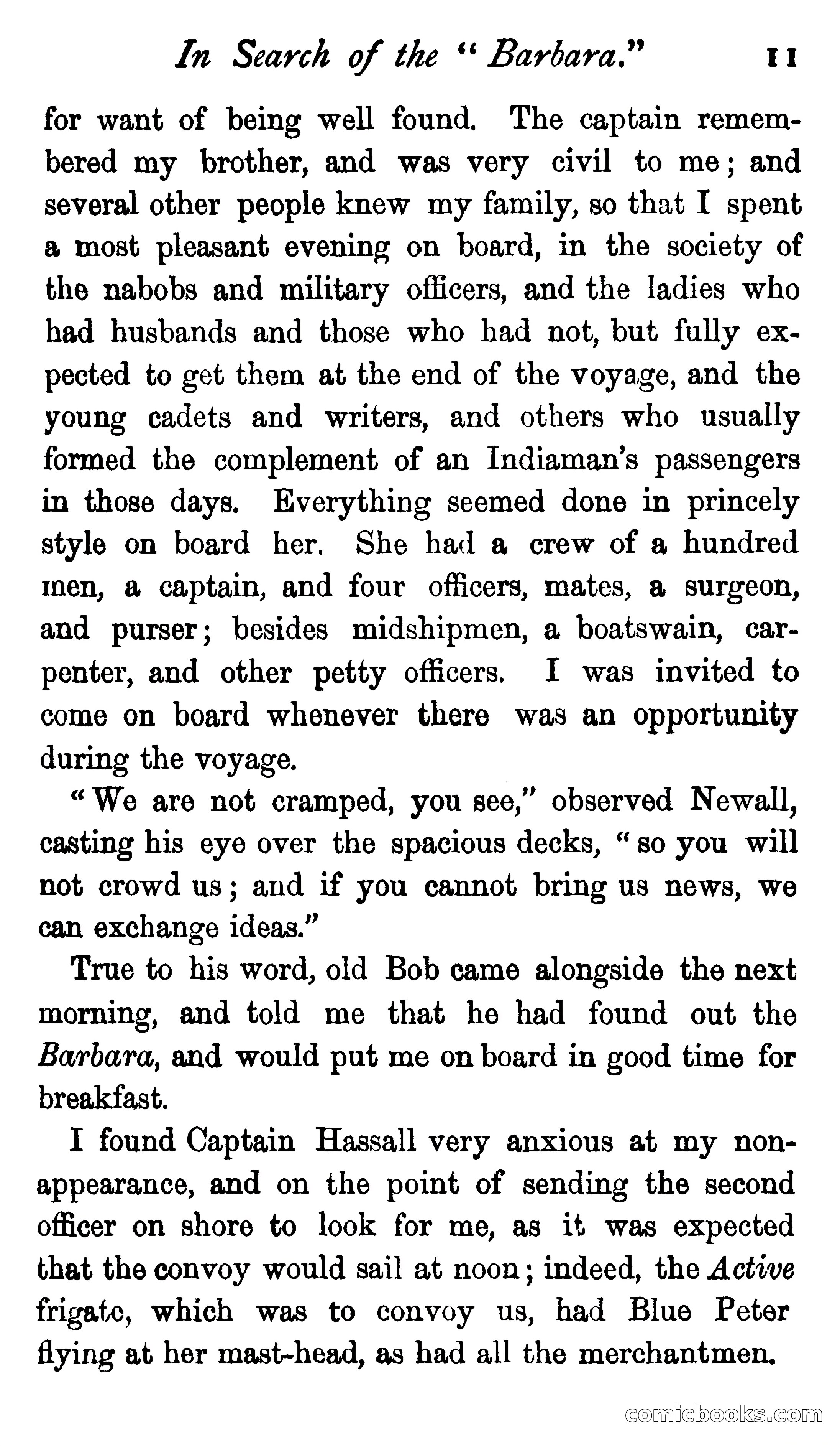 James Braithwaite, Supercargo — page 27 of 281