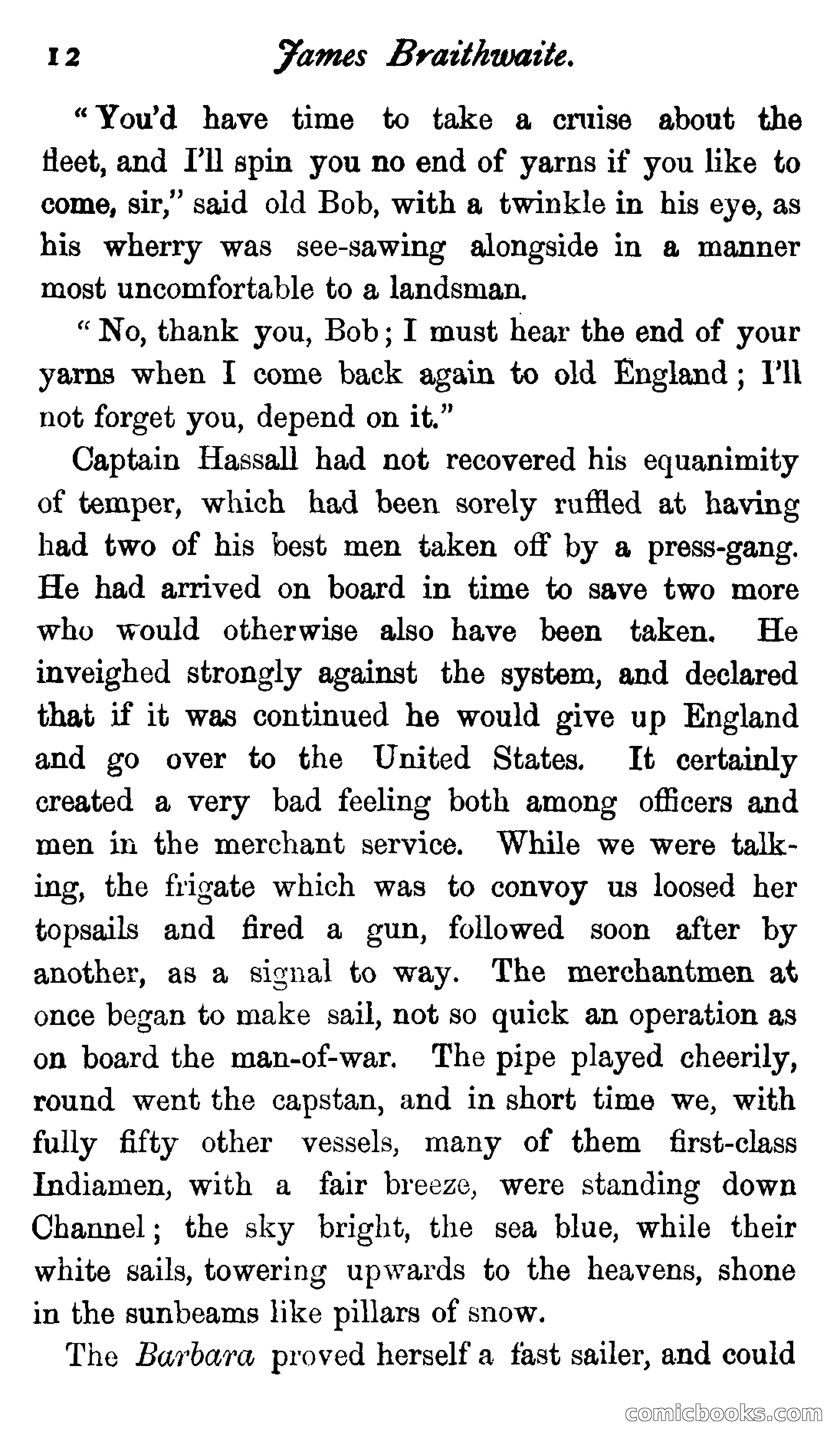 James Braithwaite, Supercargo — page 28 of 281