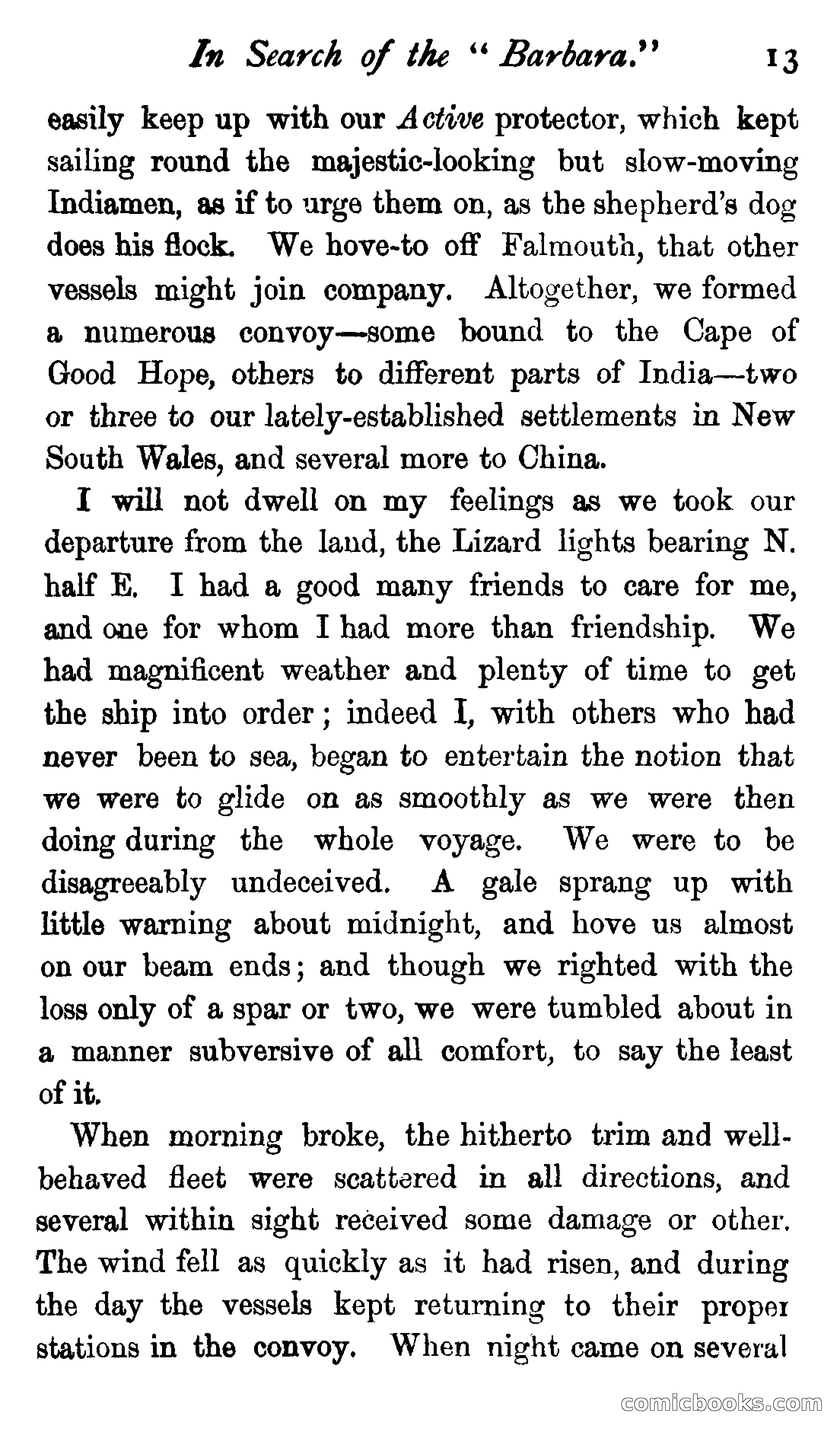 James Braithwaite, Supercargo — page 29 of 281