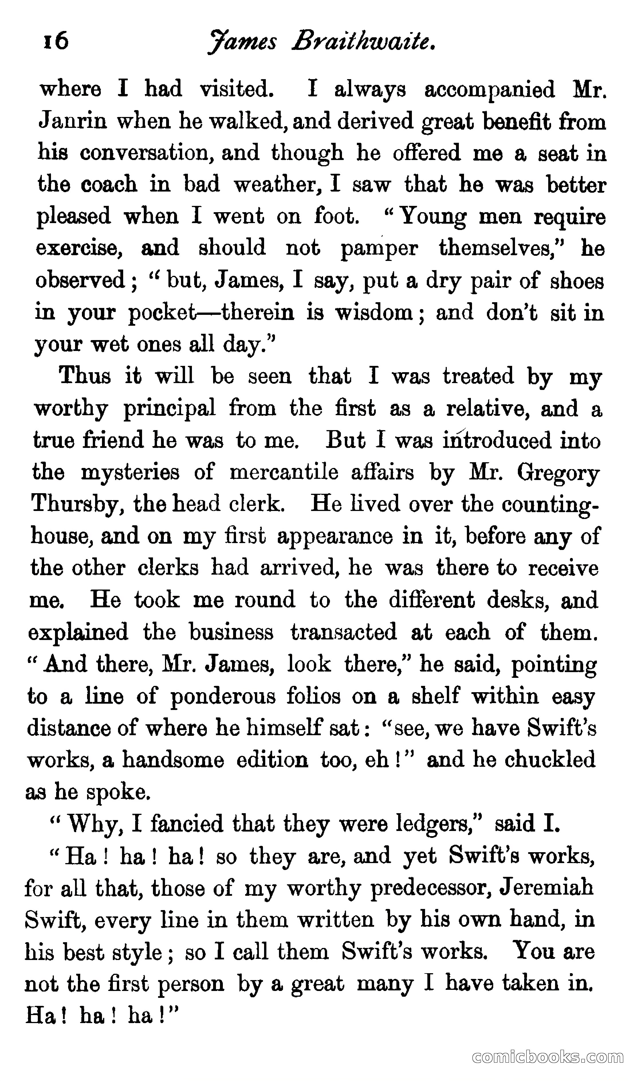 James Braithwaite, Supercargo — page 32 of 281