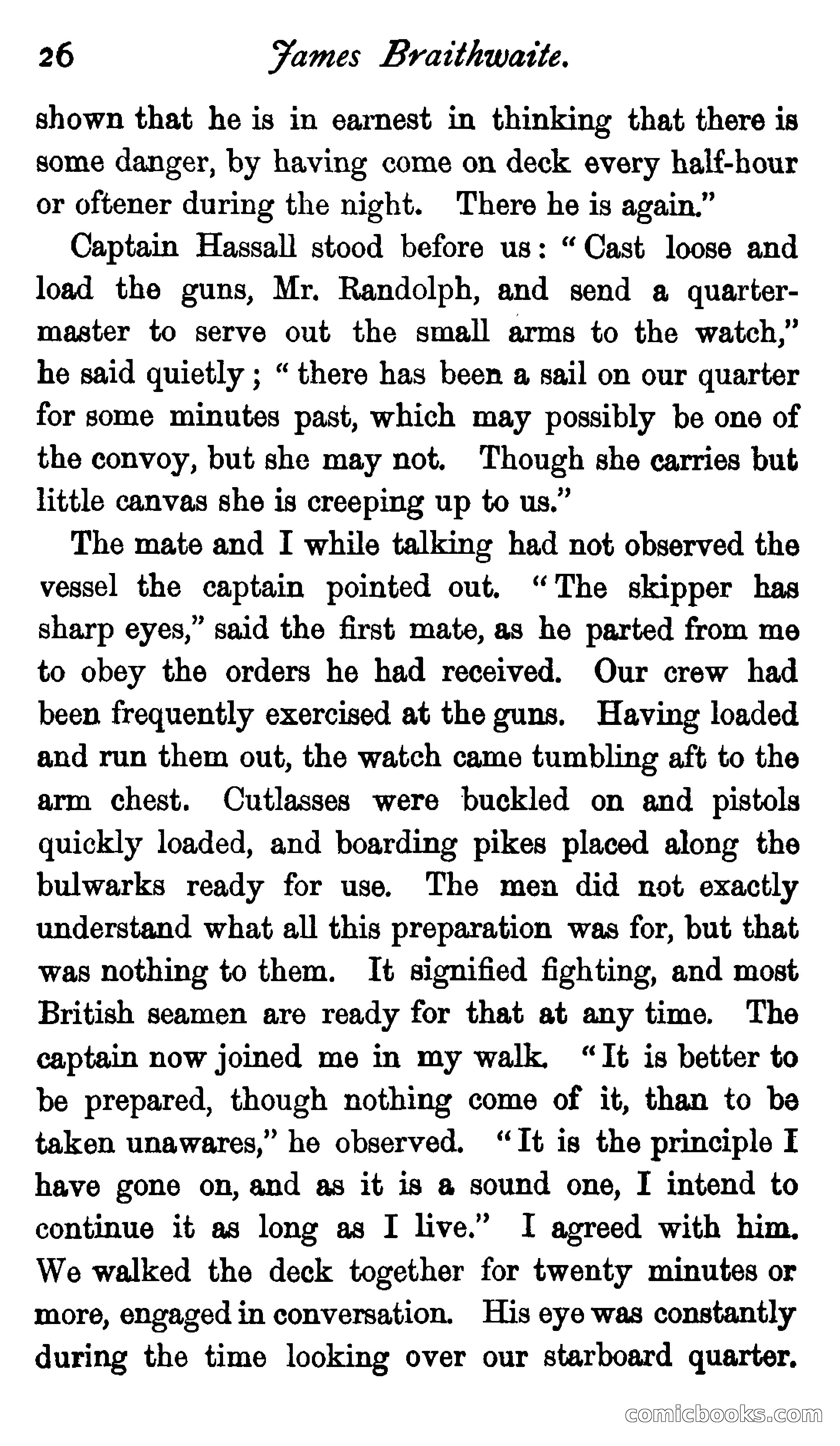 James Braithwaite, Supercargo — page 42 of 281