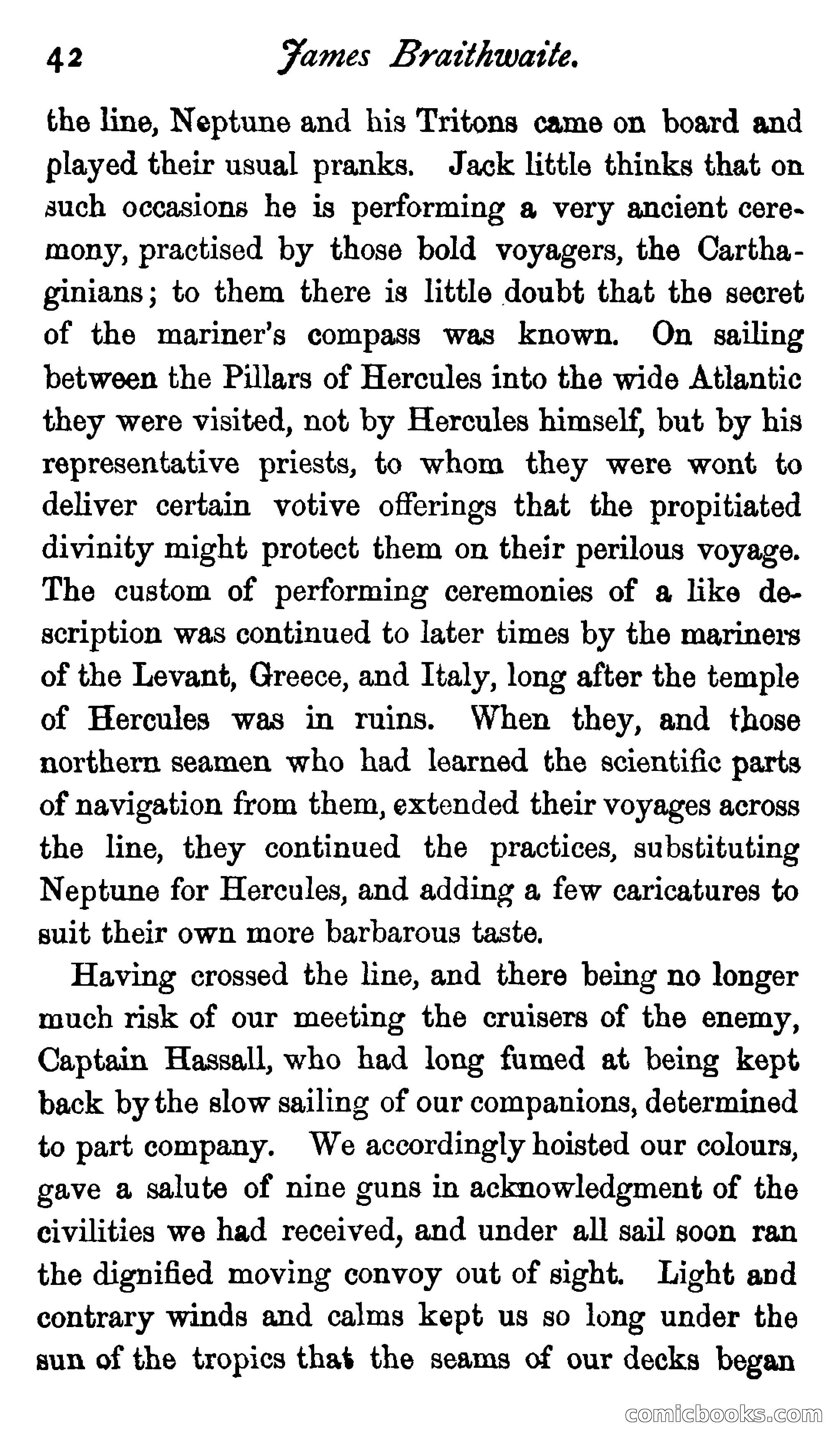 James Braithwaite, Supercargo — page 58 of 281