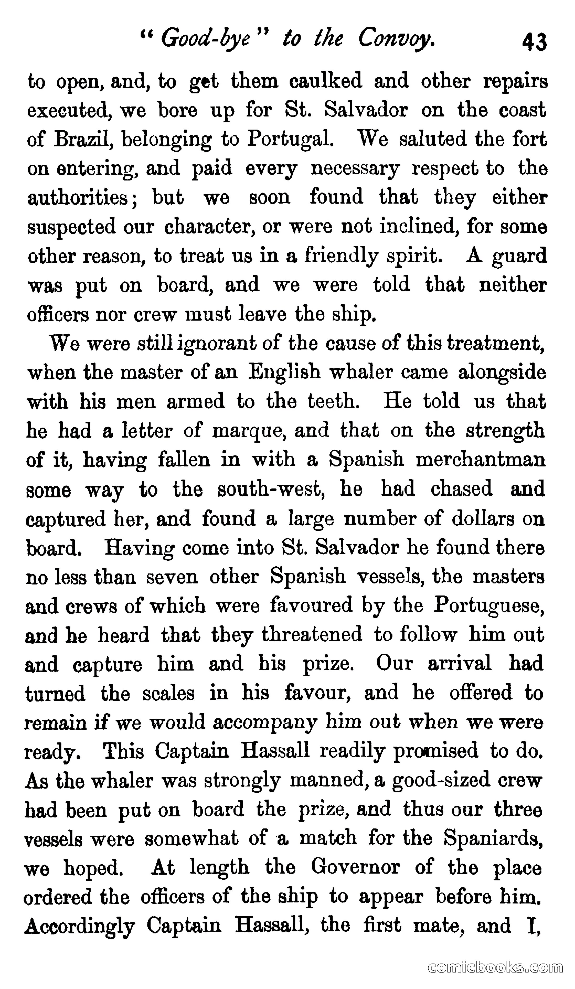 James Braithwaite, Supercargo — page 59 of 281