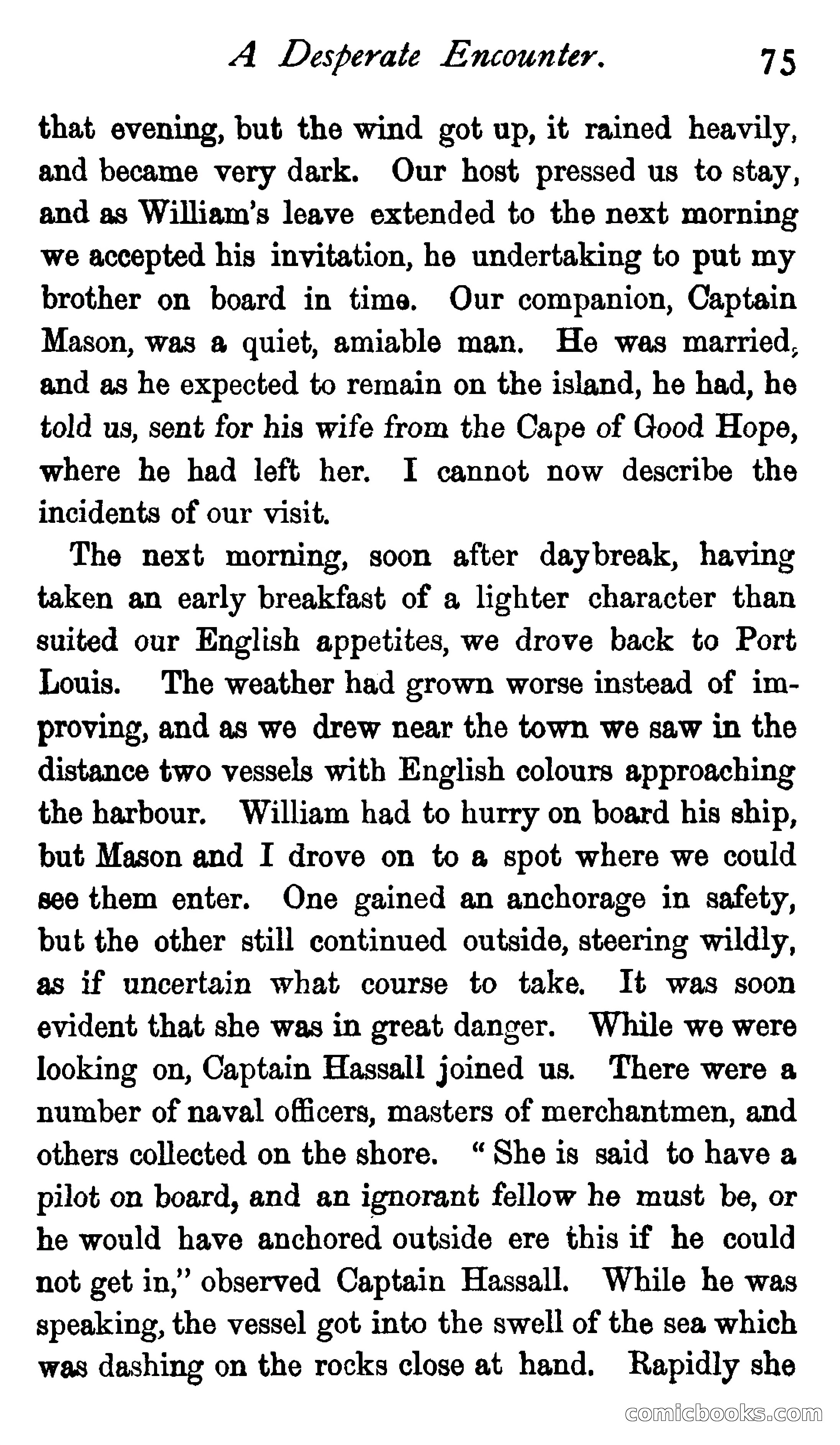 James Braithwaite, Supercargo — page 91 of 281