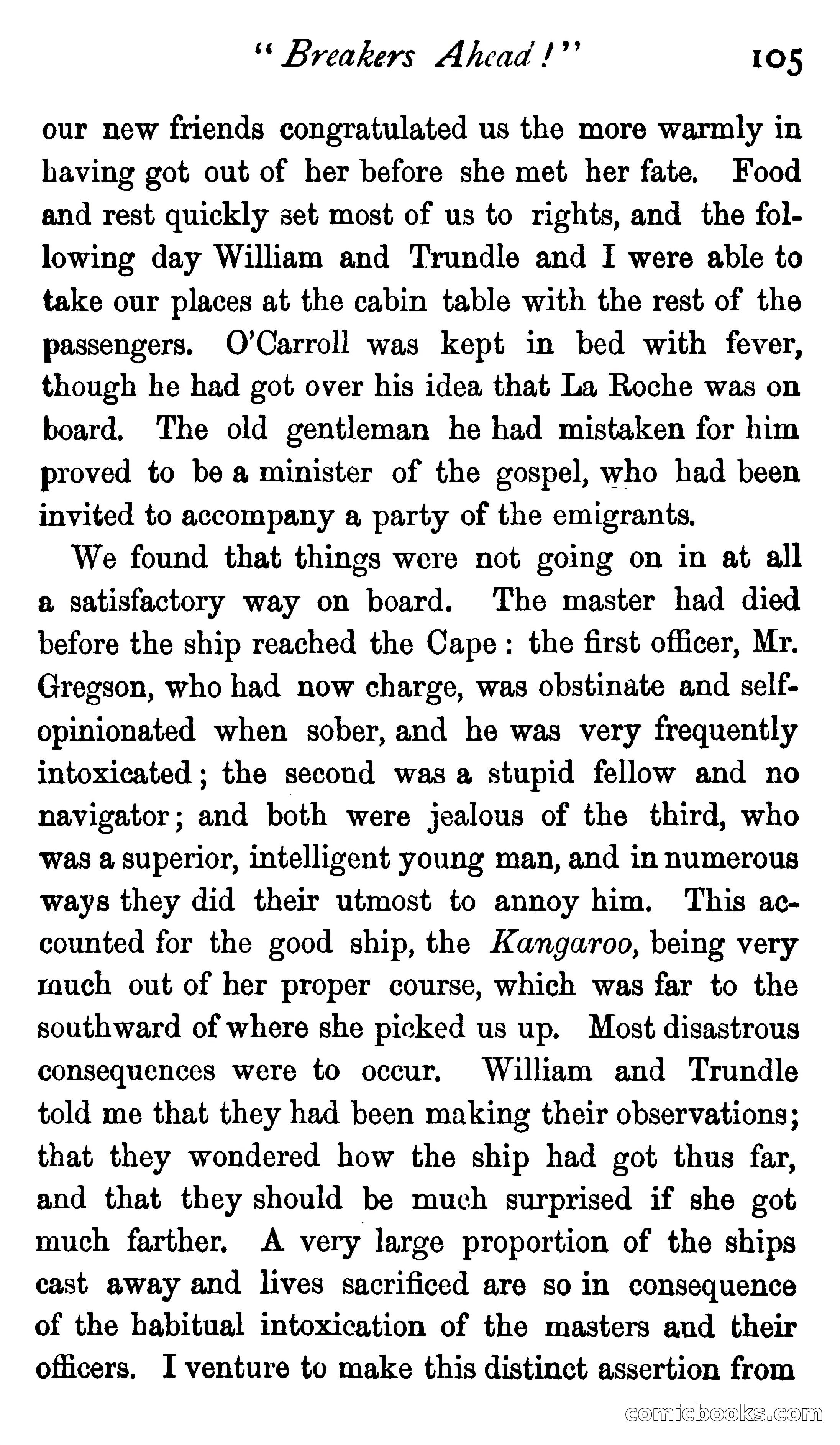 James Braithwaite, Supercargo — page 121 of 281