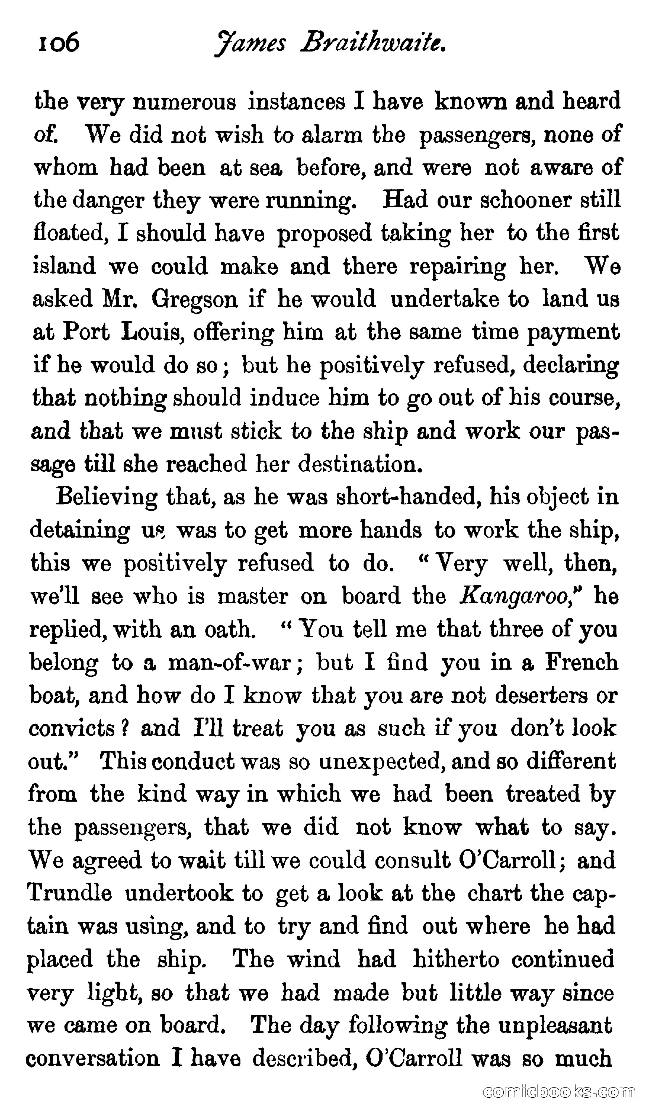 James Braithwaite, Supercargo — page 122 of 281