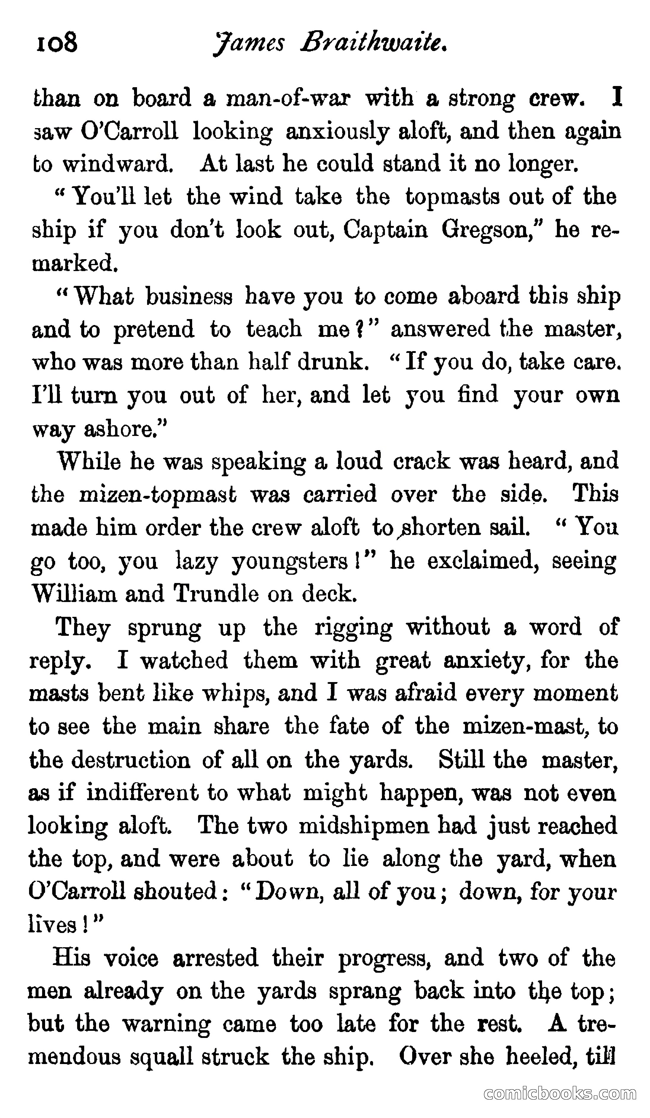 James Braithwaite, Supercargo — page 124 of 281