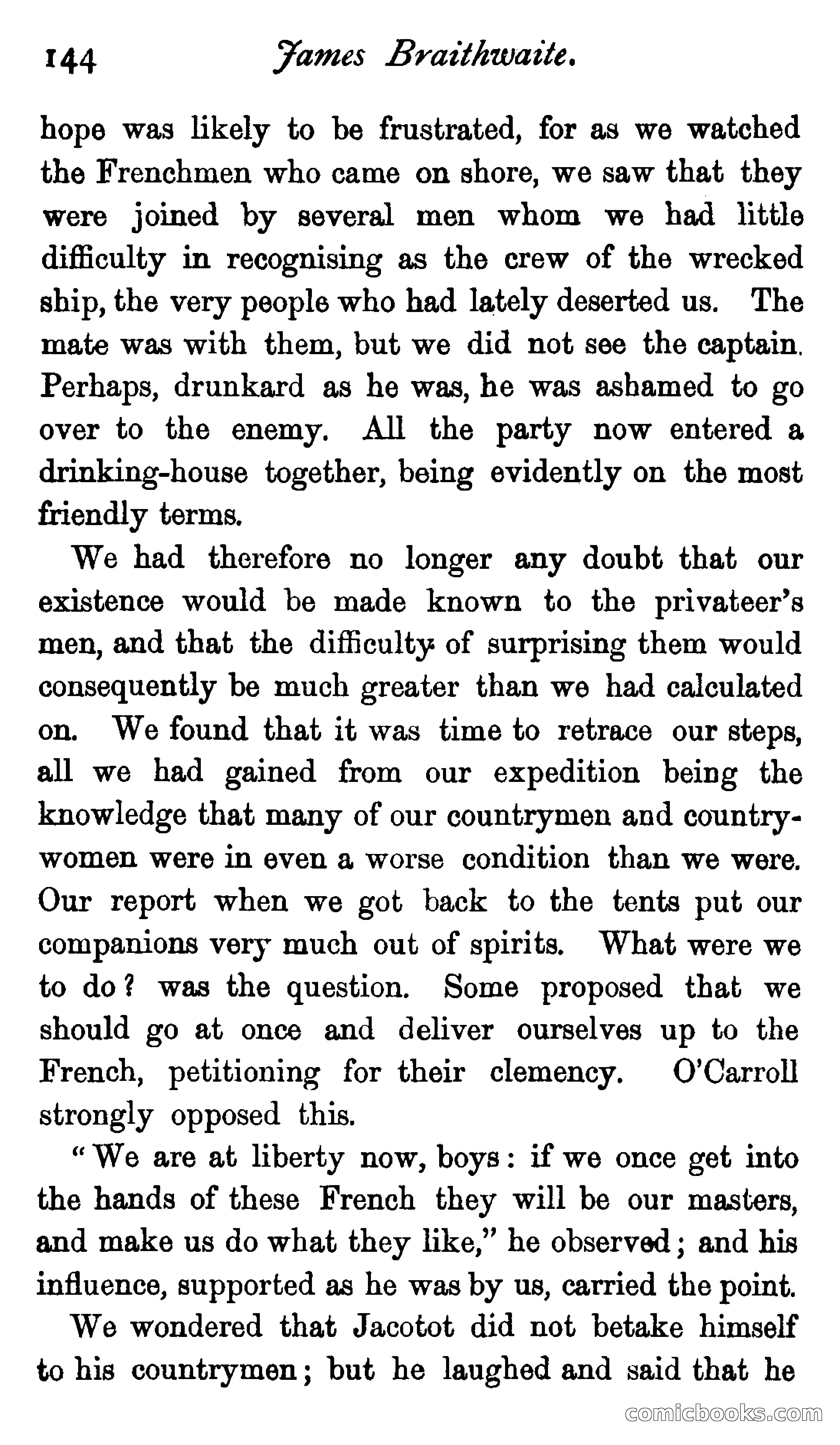 James Braithwaite, Supercargo — page 160 of 281