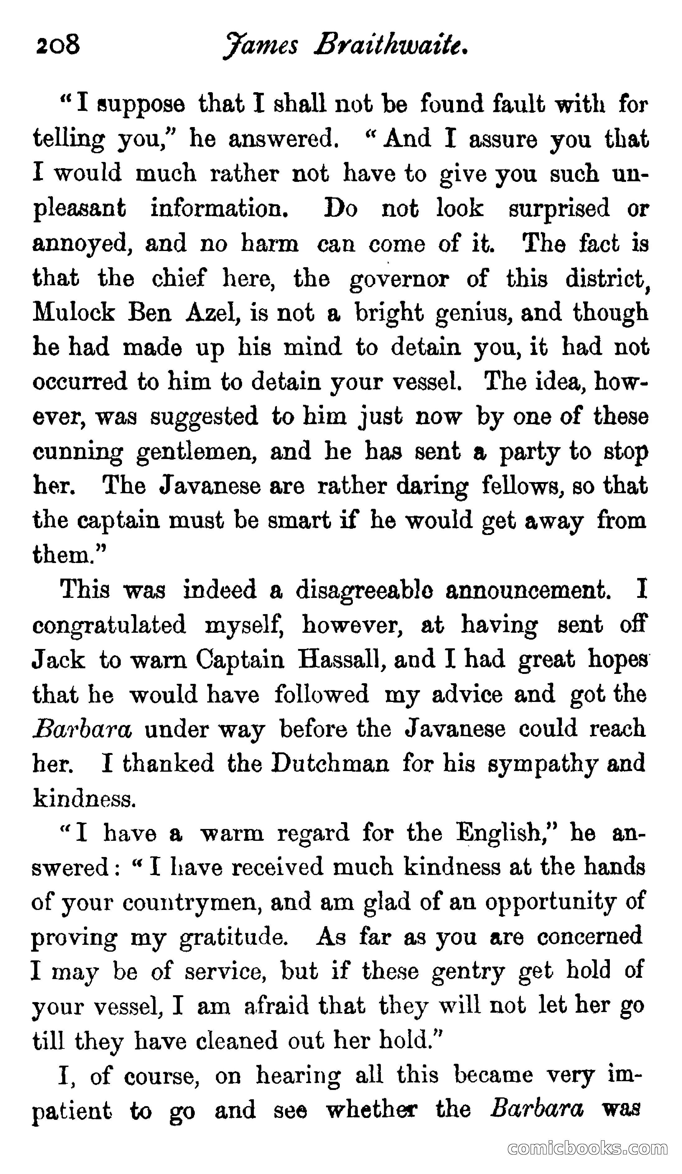 James Braithwaite, Supercargo — page 224 of 281