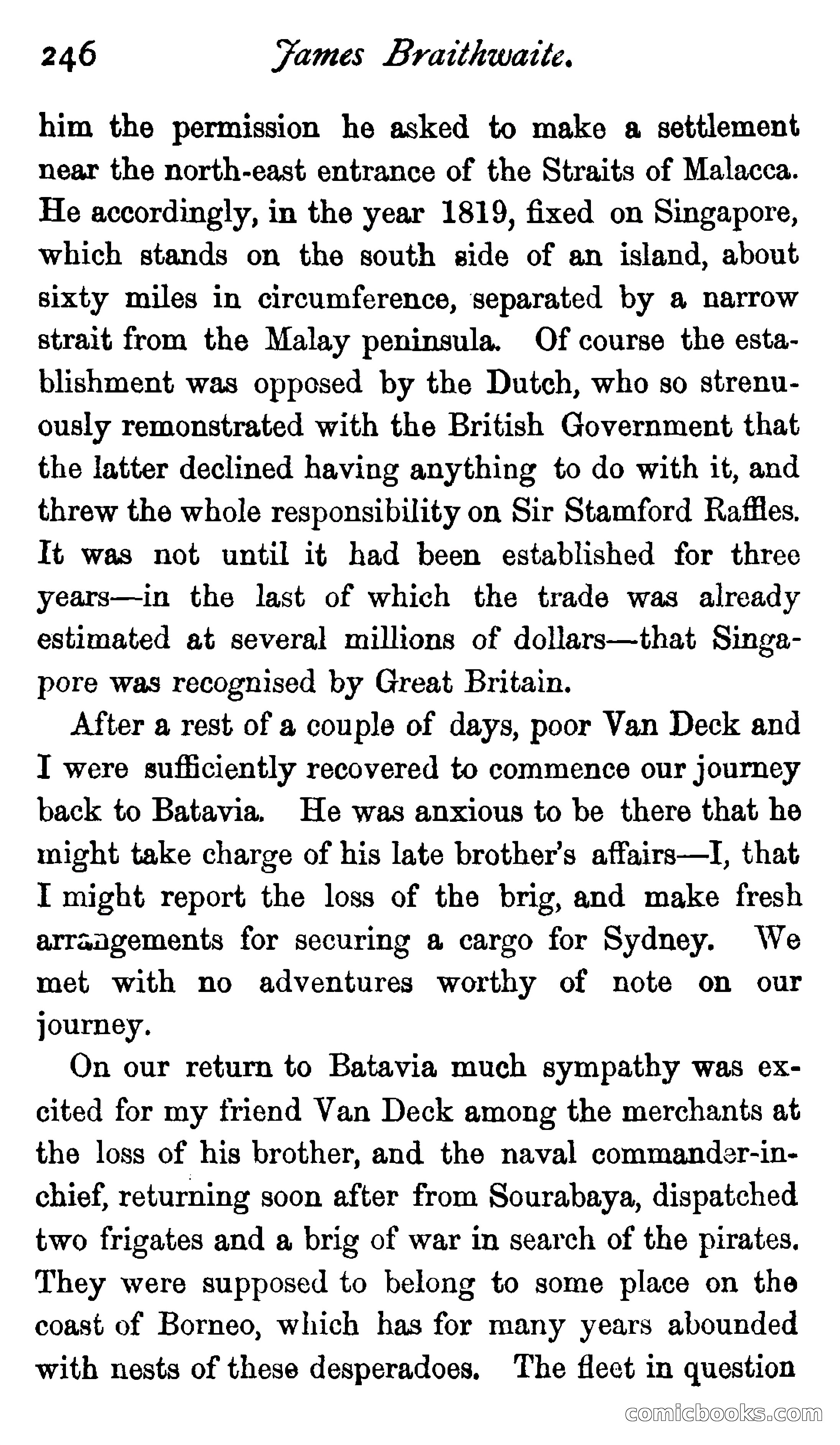 James Braithwaite, Supercargo — page 262 of 281