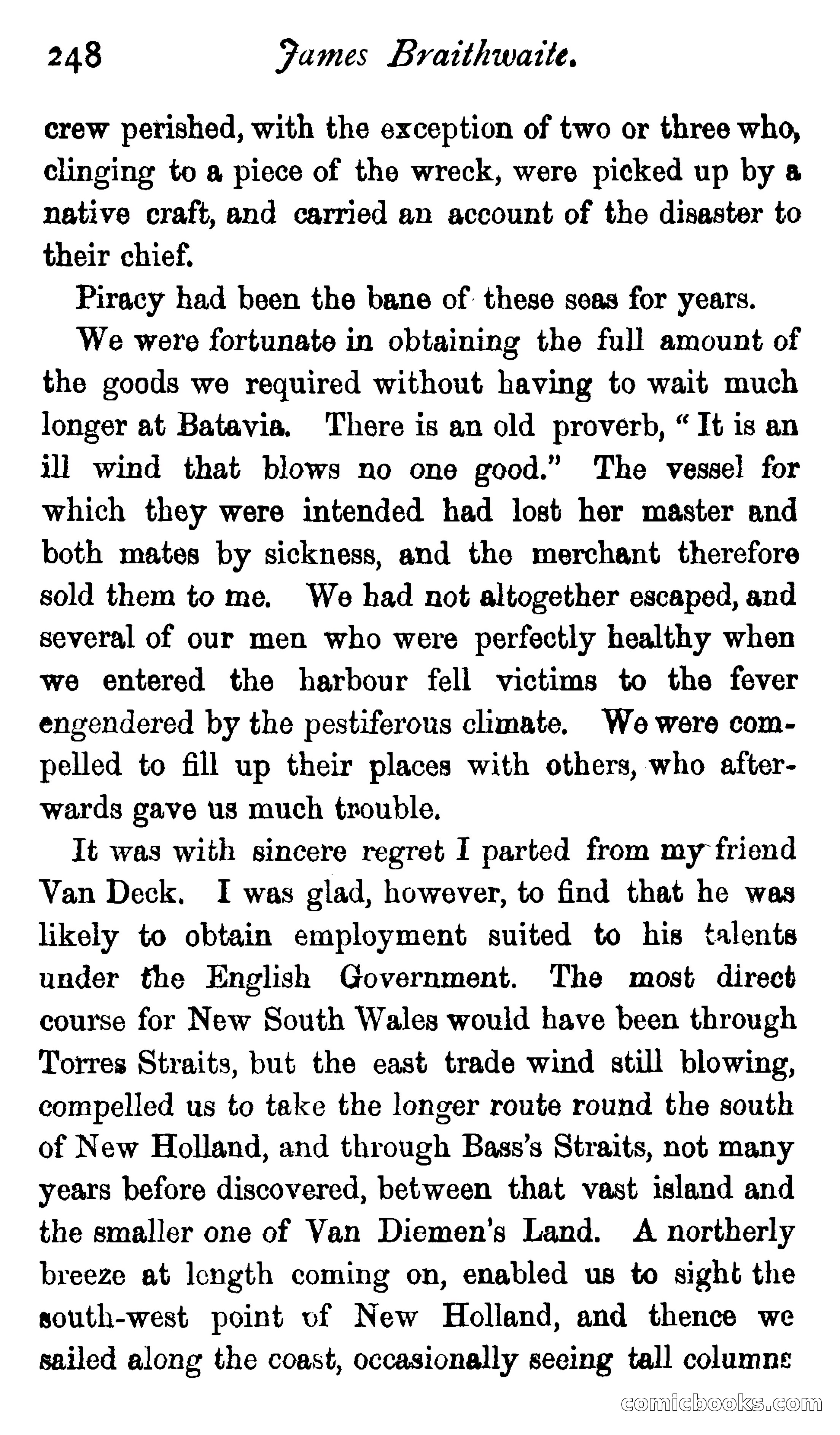 James Braithwaite, Supercargo — page 264 of 281