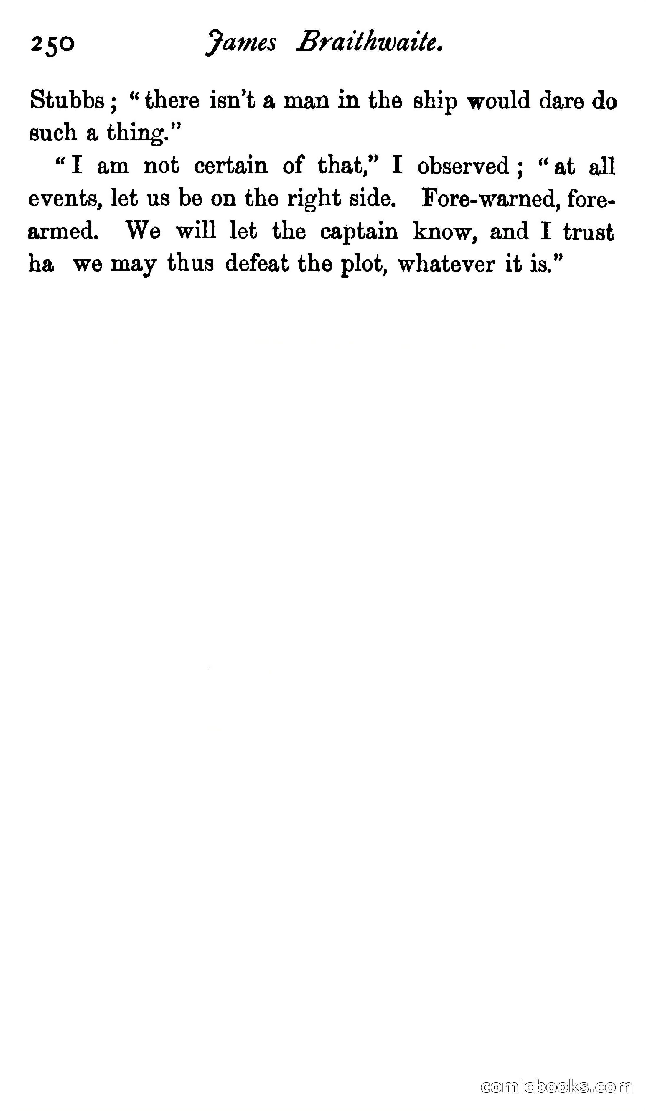 James Braithwaite, Supercargo — page 266 of 281