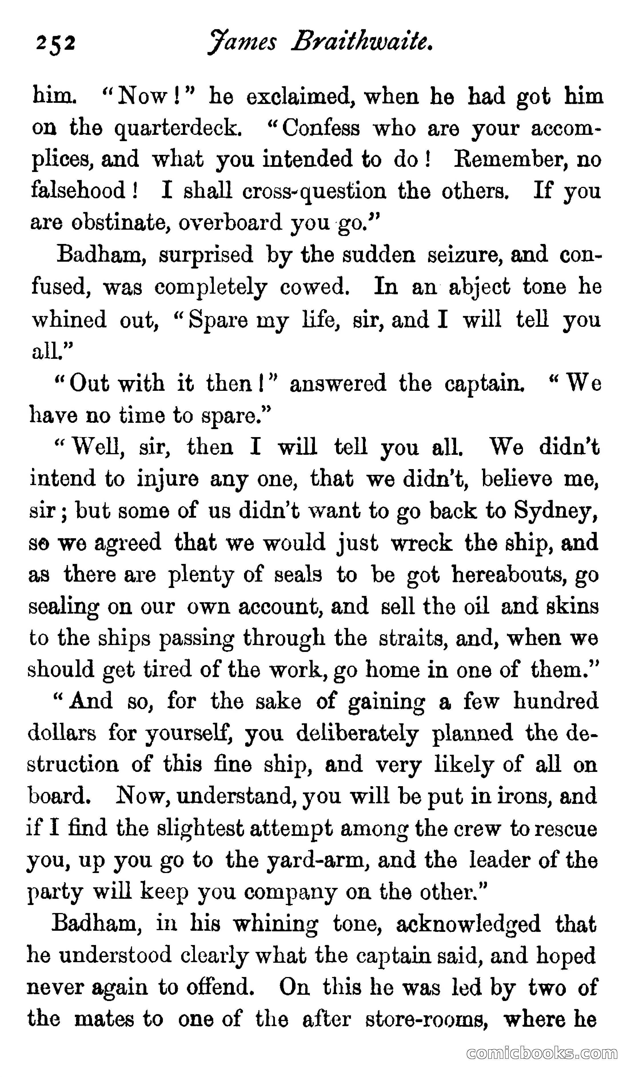 James Braithwaite, Supercargo — page 268 of 281