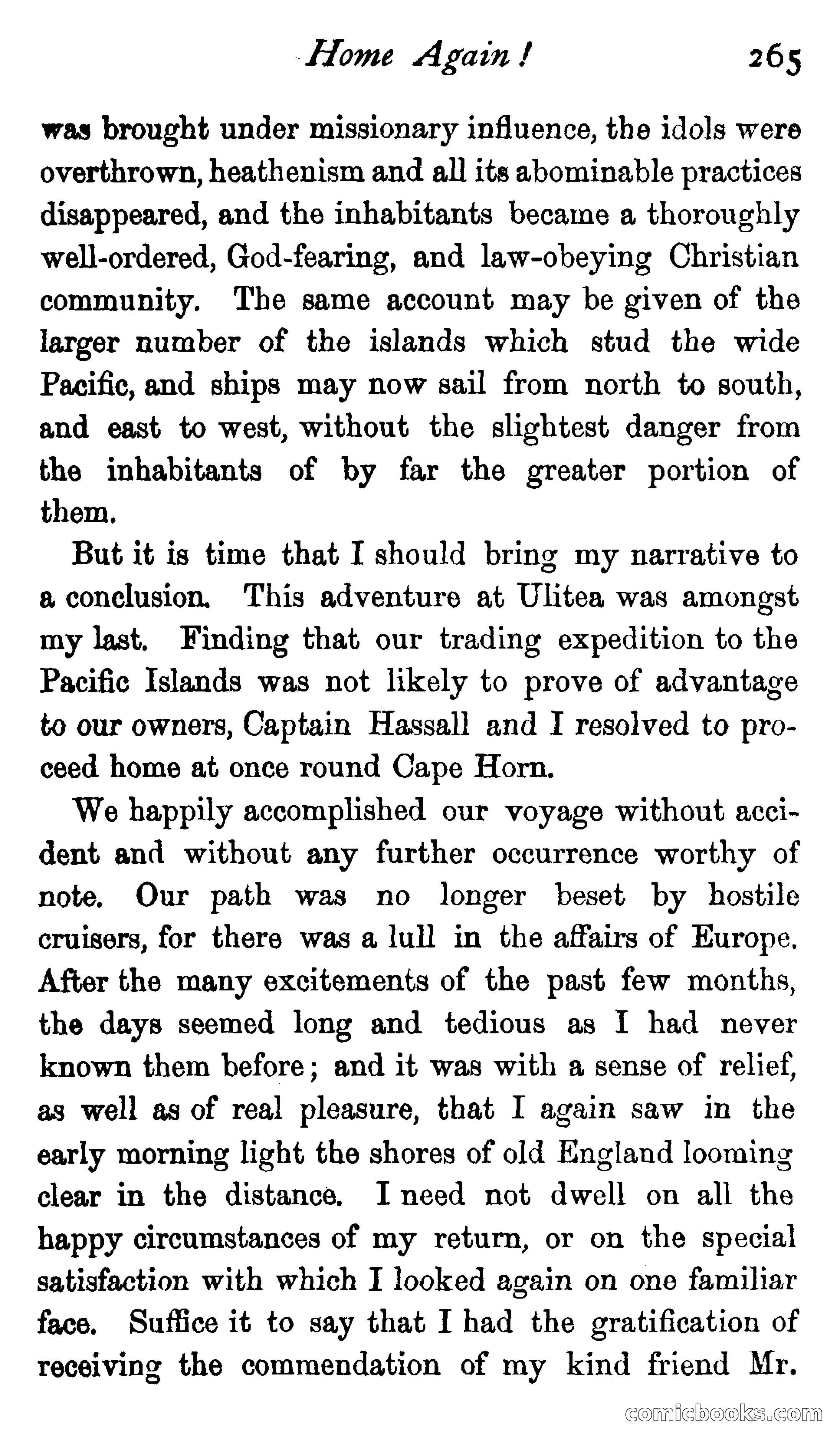 James Braithwaite, Supercargo — page 281 of 281